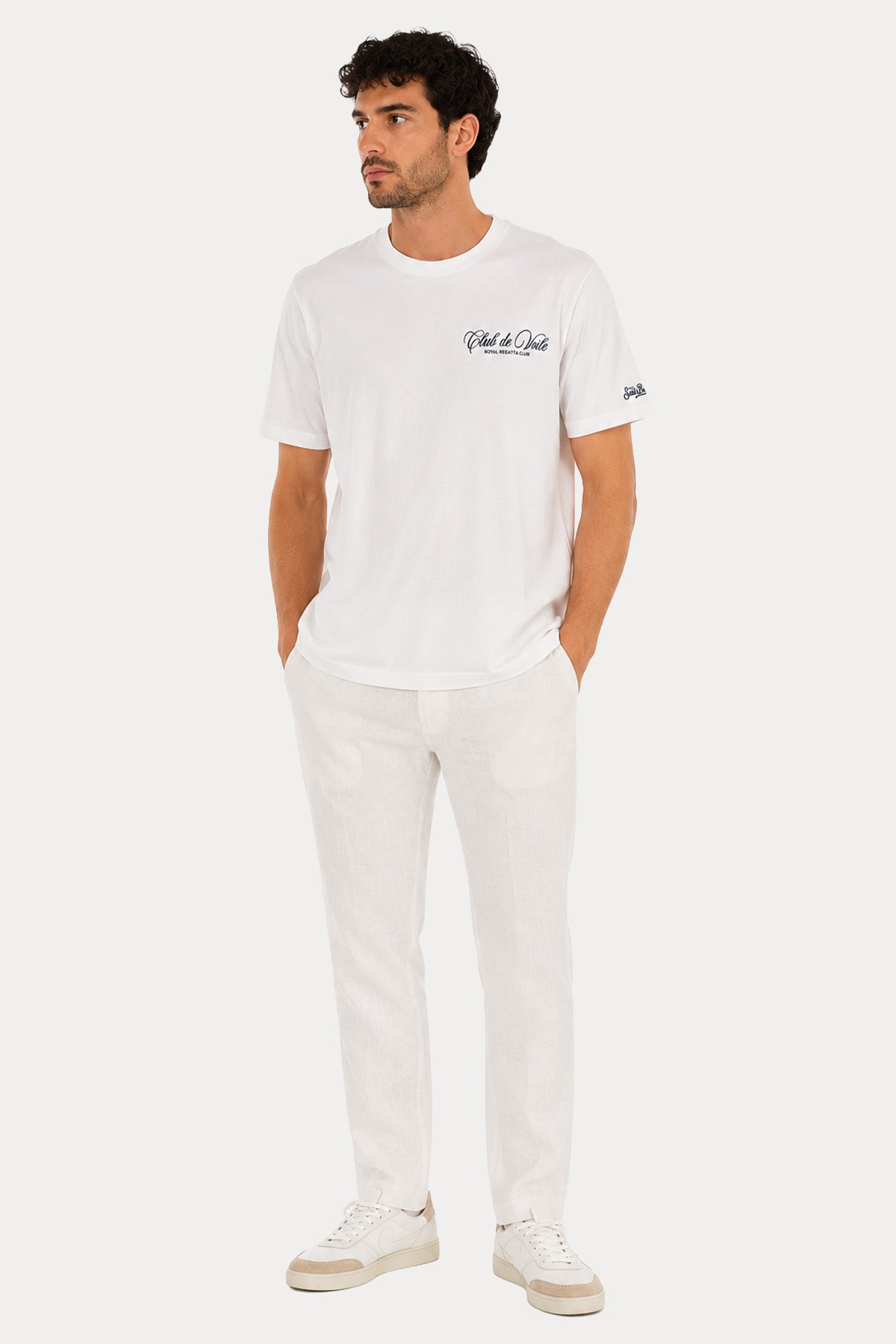 Saint Barth Regular Fit Yelkenli Temalı Logolu T-shirt