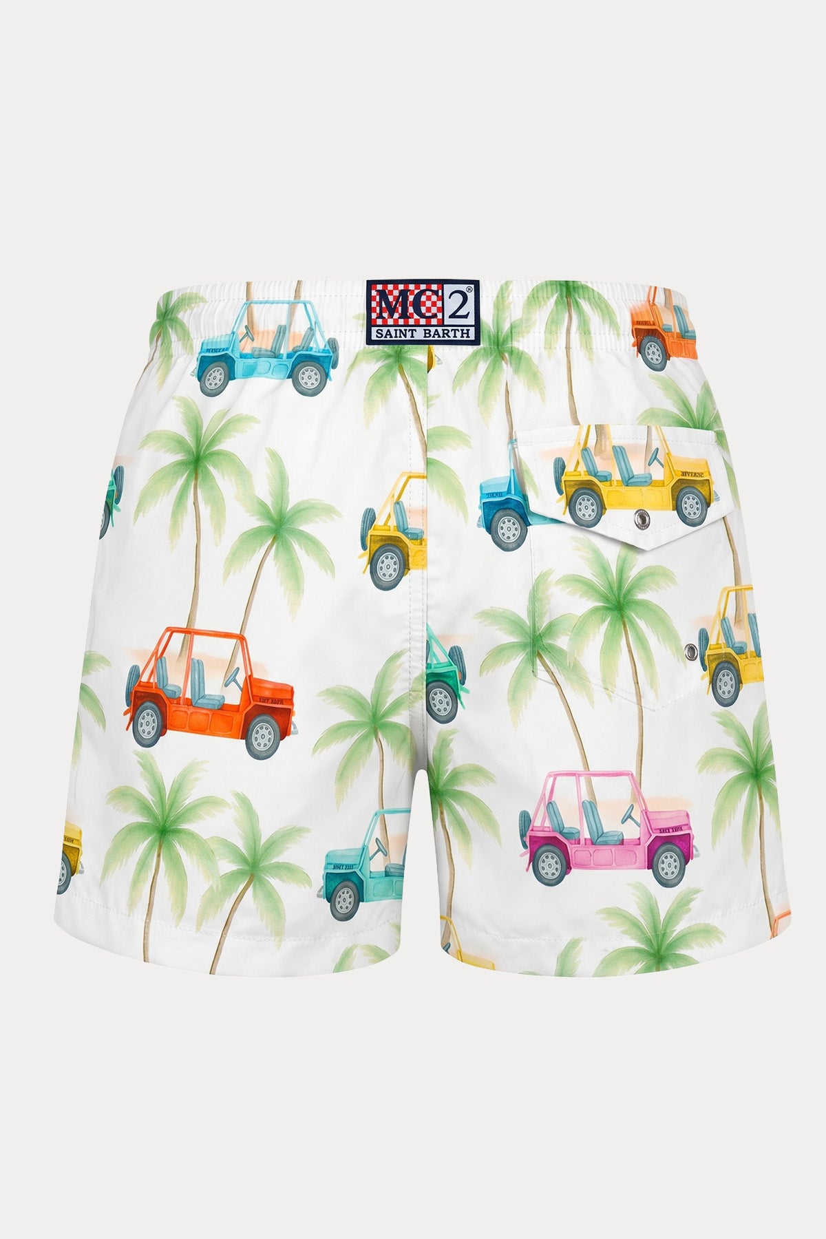 Saint Barth 2-6 Yaş Erkek Çocuk Safari Jeep Temalı Şort Mayo