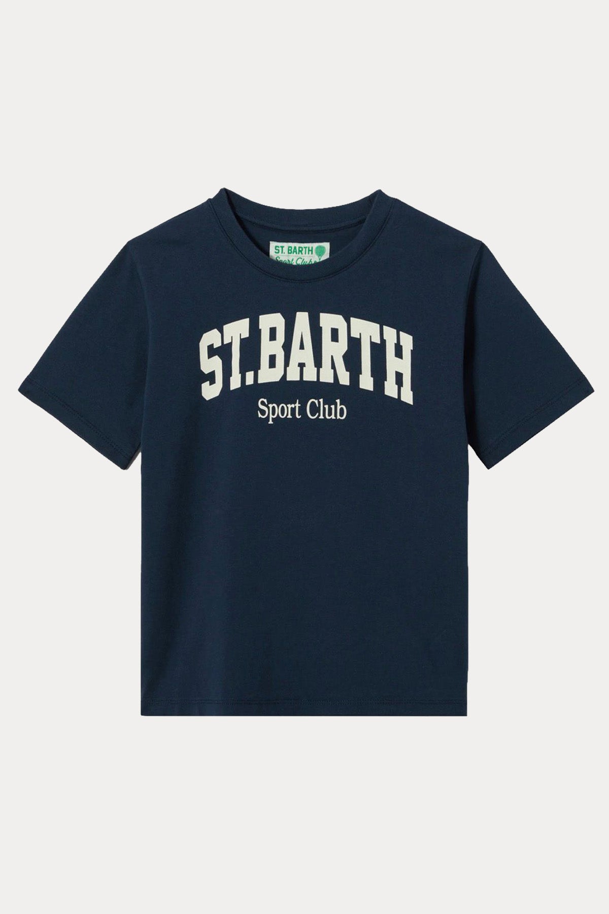 Saint Barth 10-12 Yaş Unisex Çocuk Logolu T-shirt