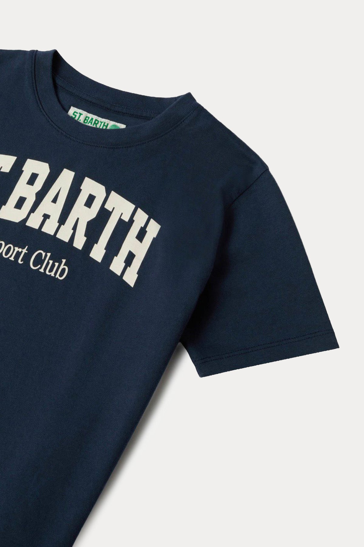Saint Barth 10-12 Yaş Unisex Çocuk Logolu T-shirt