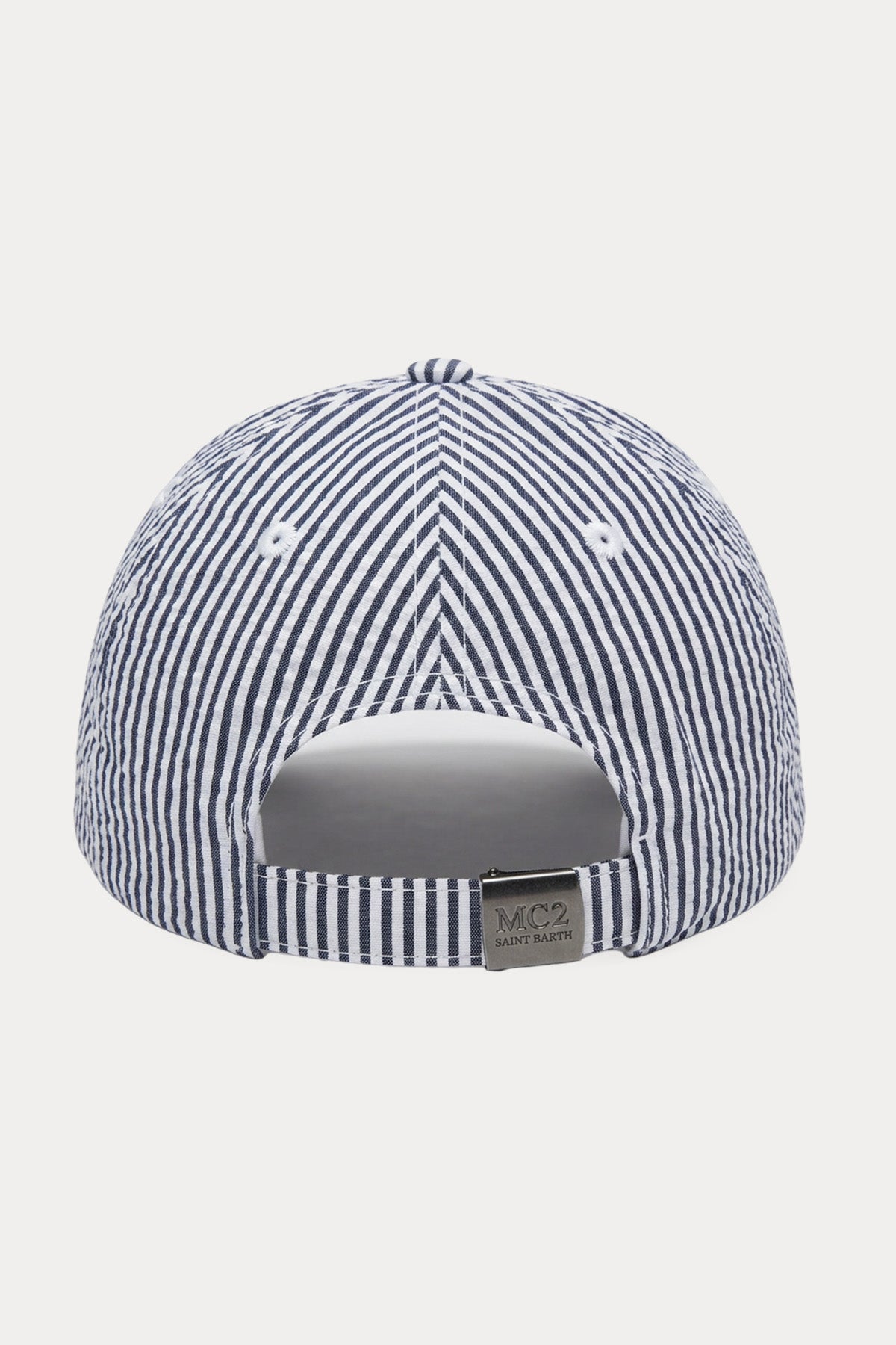 Saint Barth Unisex Çocuk Çizgili Logolu Şapka