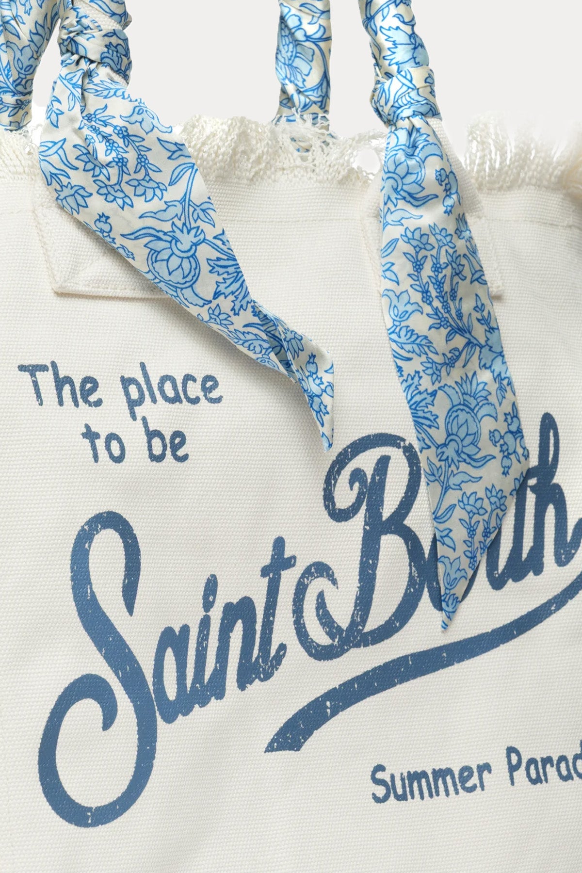 Saint Barth Large Logolu Kanvas Çanta