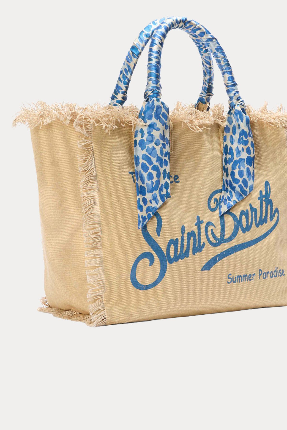 Saint Barth Large Logolu Kanvas Çanta