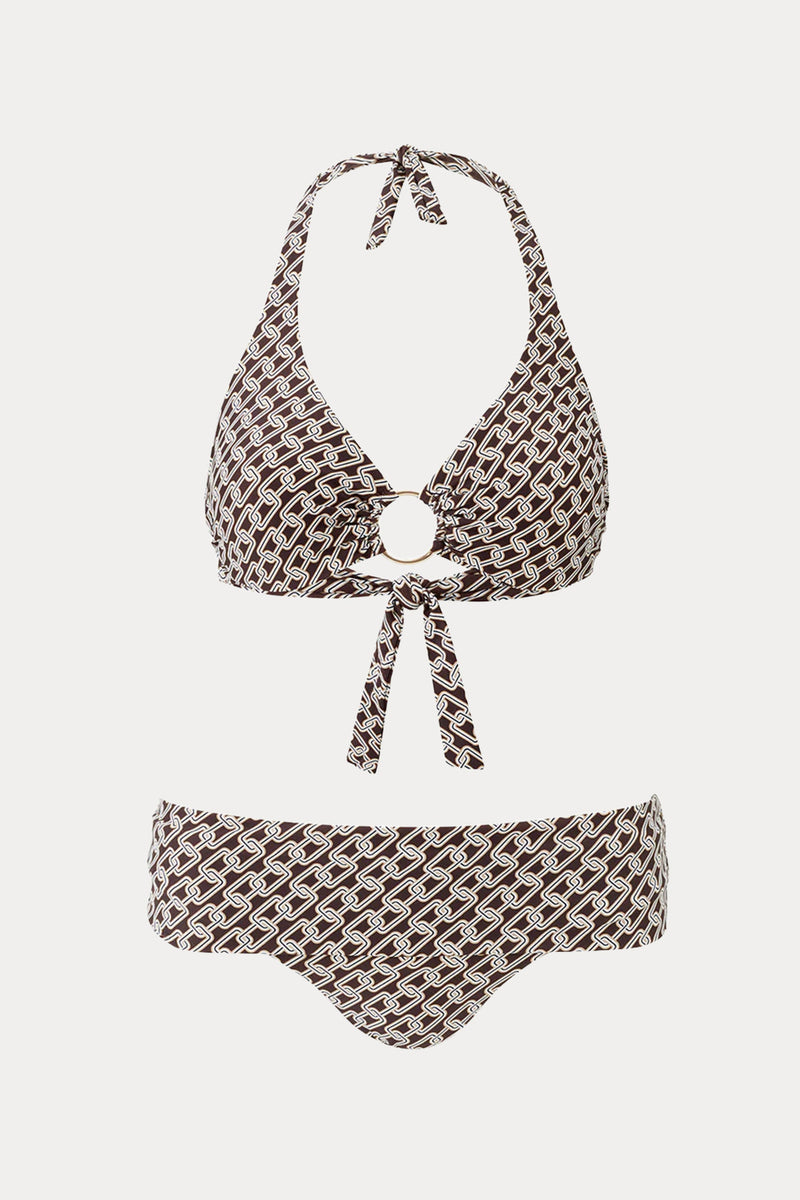 Melissa Odabash Brussel Chain Boyundan Bağlamalı Streç Bikini