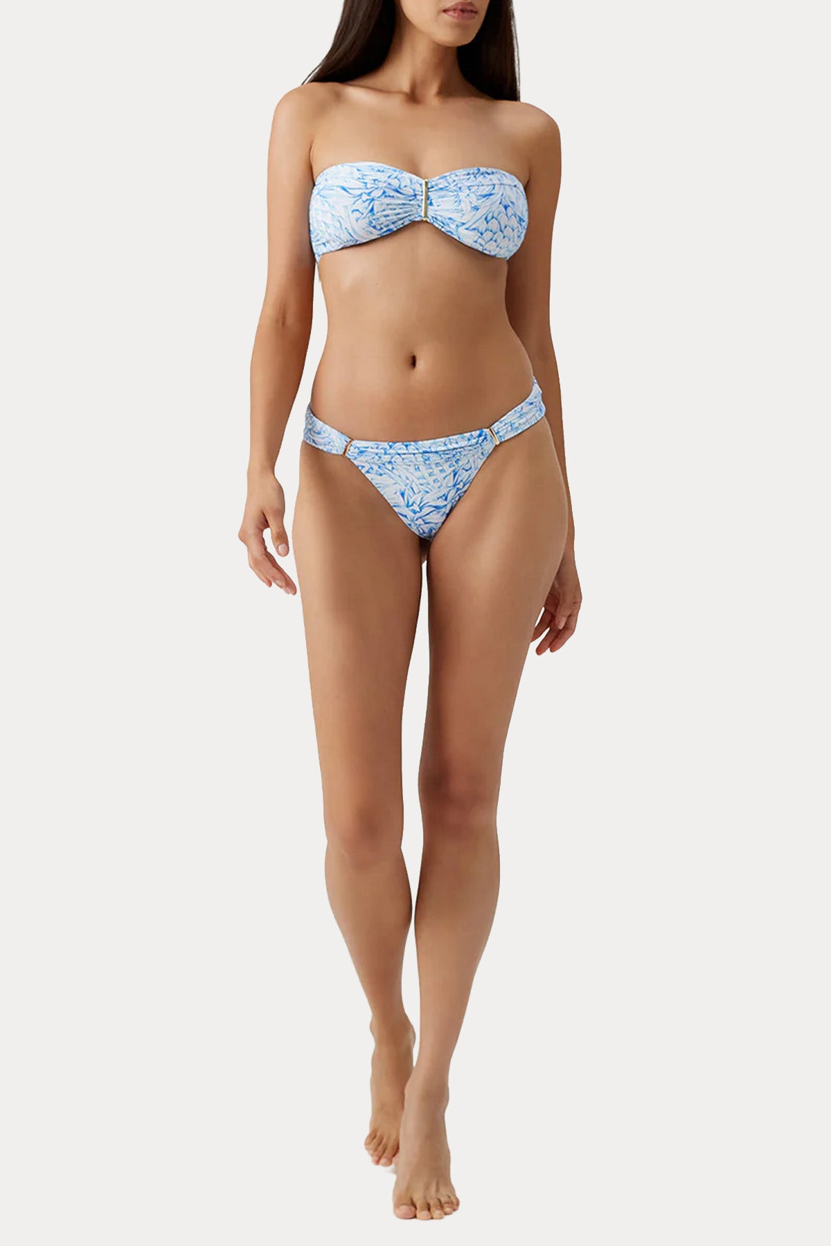Melissa Odabash Positano Pineapples Straplez Streç Bikini