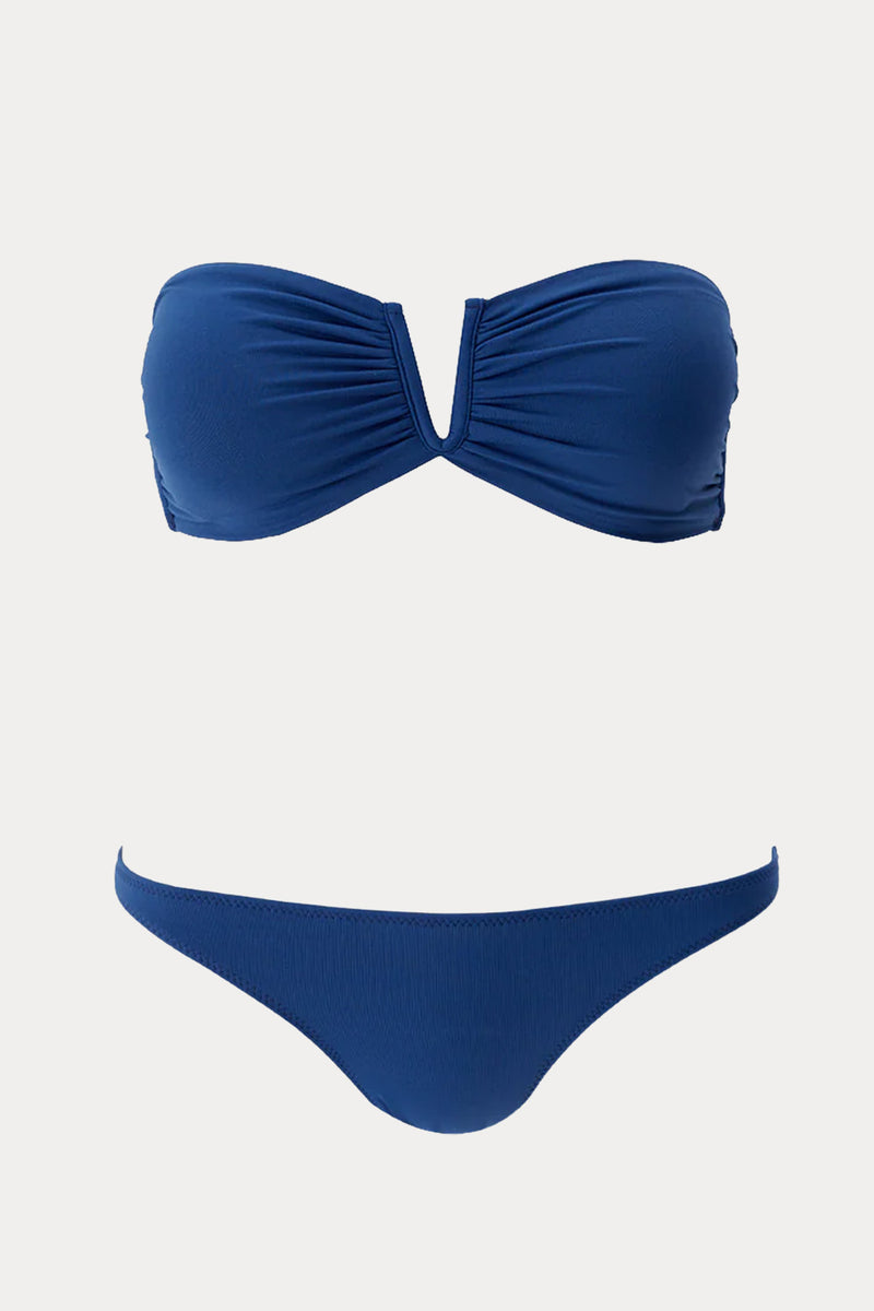 Melissa Odabash Alba Marine Straplez Streç Bikini