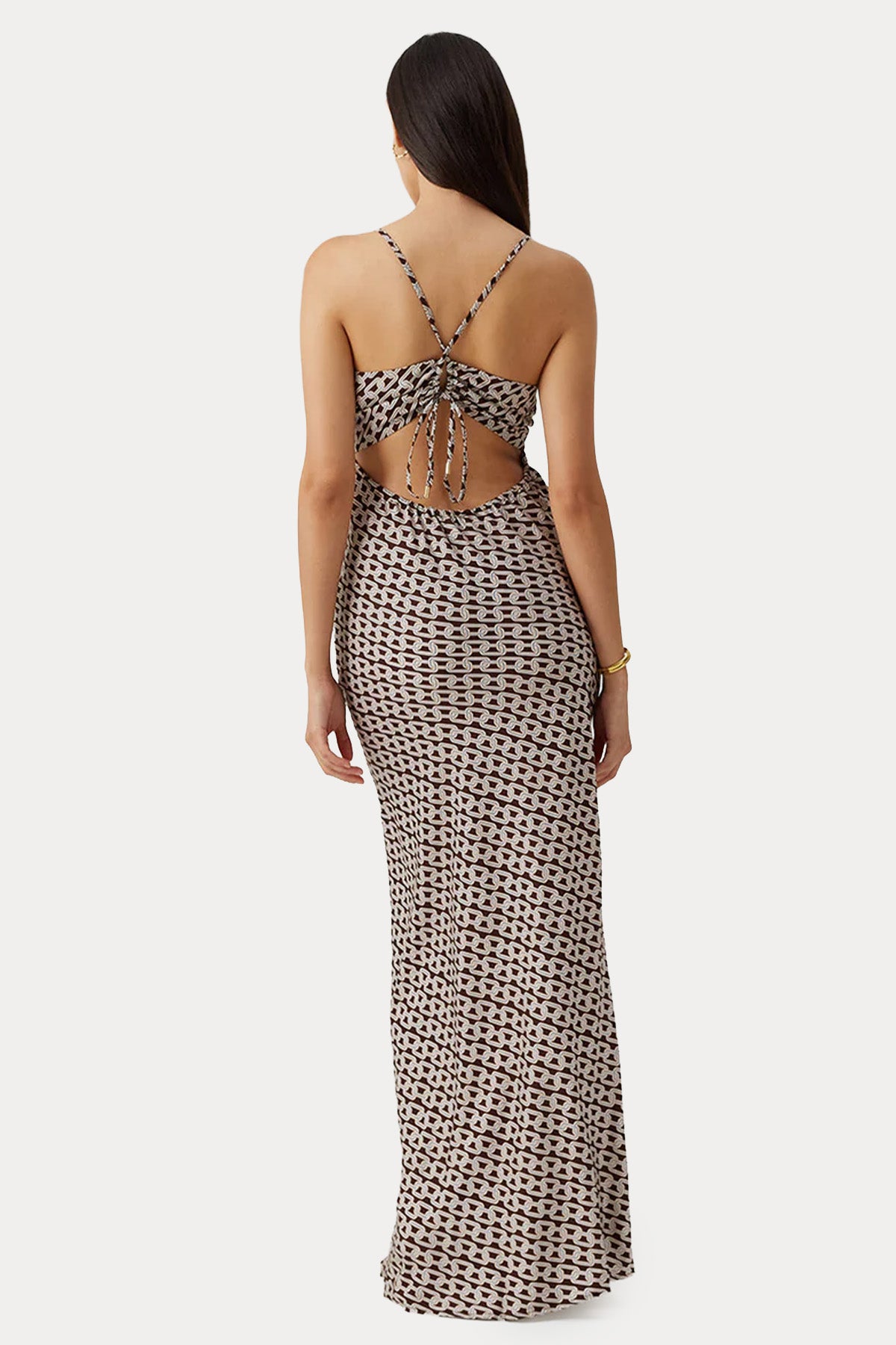 Melissa Odabash Jacey Zincir Desenli Maxi Elbise