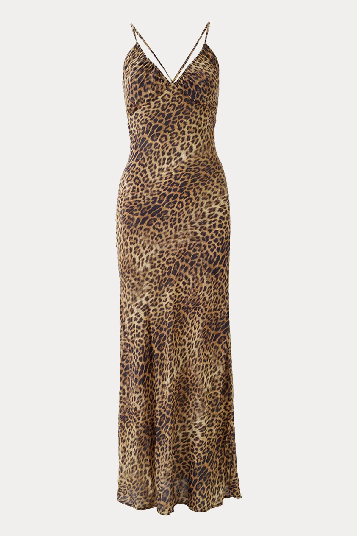 Melissa Odabash Jacey Leopar Desenli Maxi Elbise