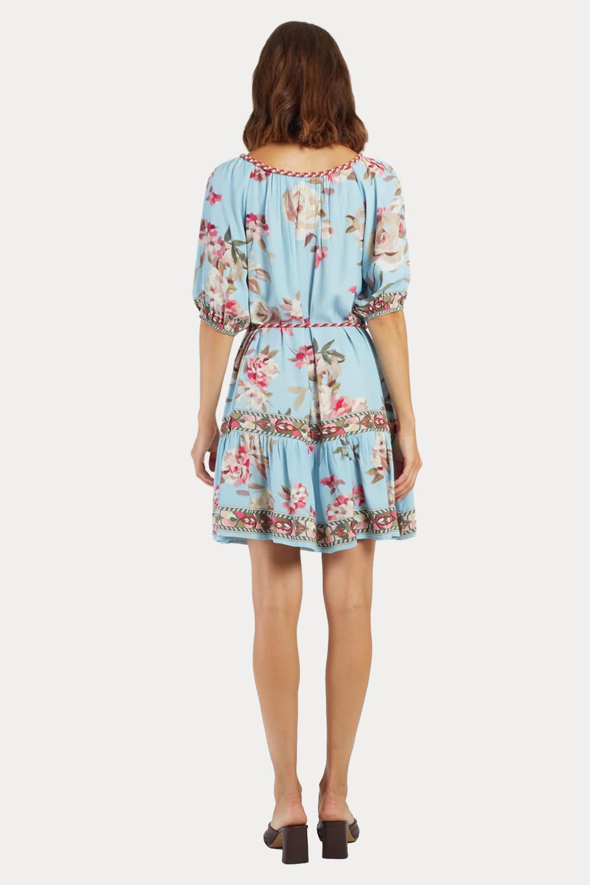 Rene Derhy Milady Comfort Fit Desenli Mini Elbise-Elbise-Libas