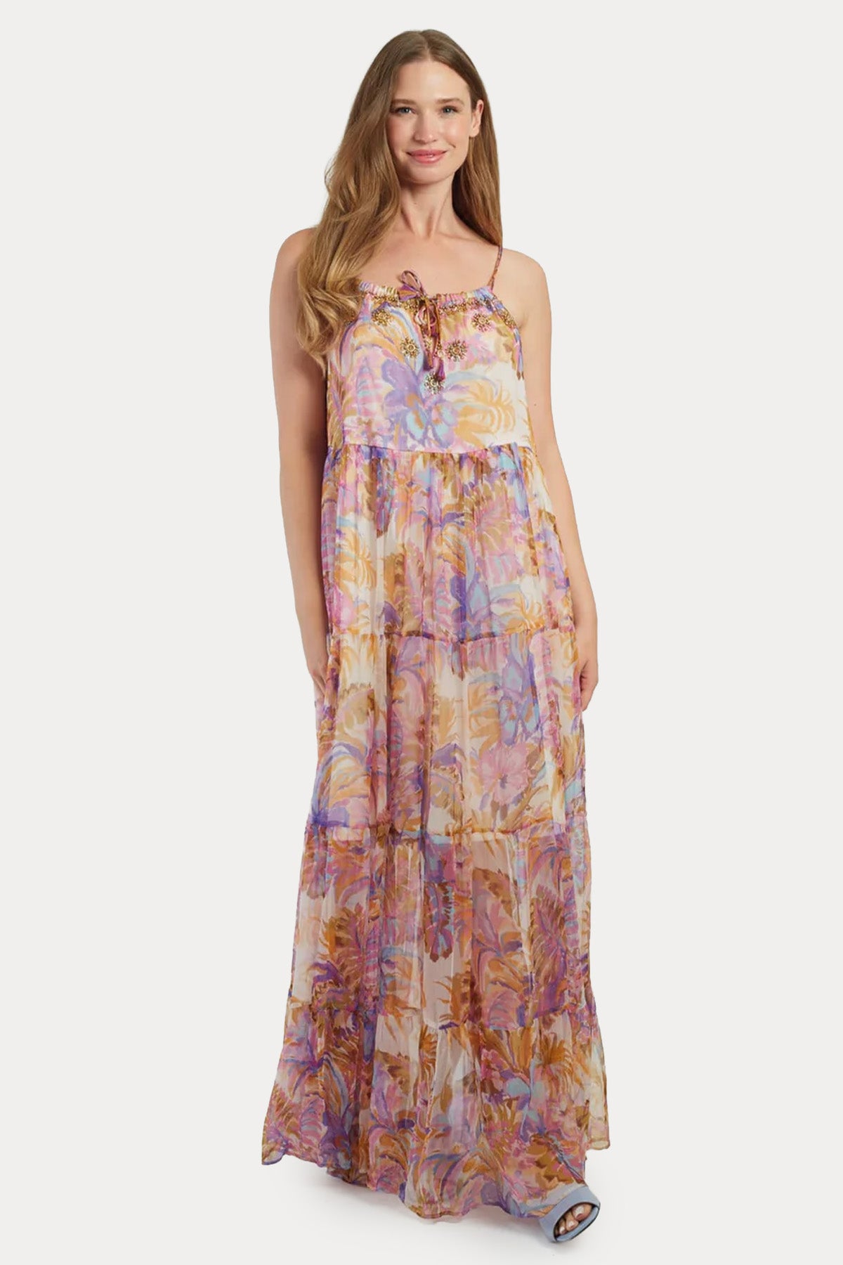 Rene Derhy Minh Comfort Fit Maxi Elbise-Elbise-Libas