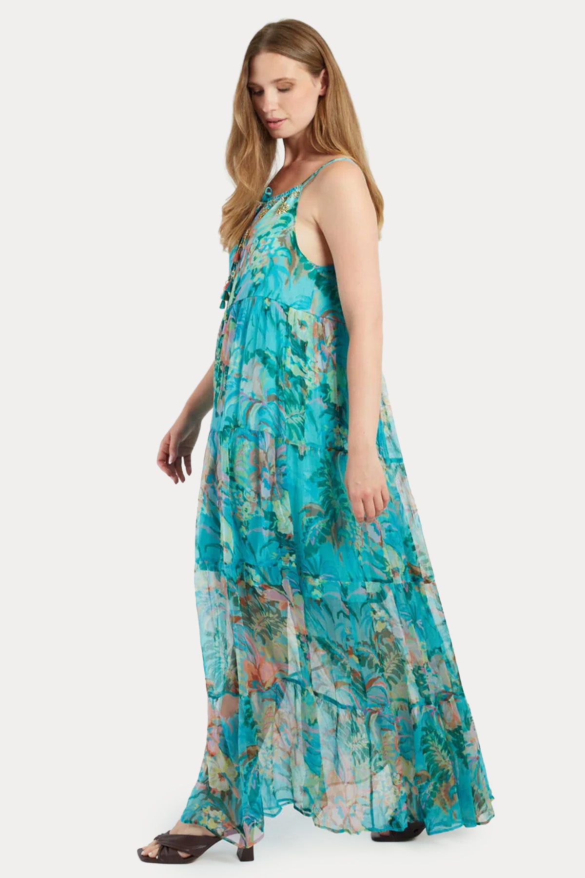 Rene Derhy Minh Comfort Fit Maxi Elbise-Elbise-Libas