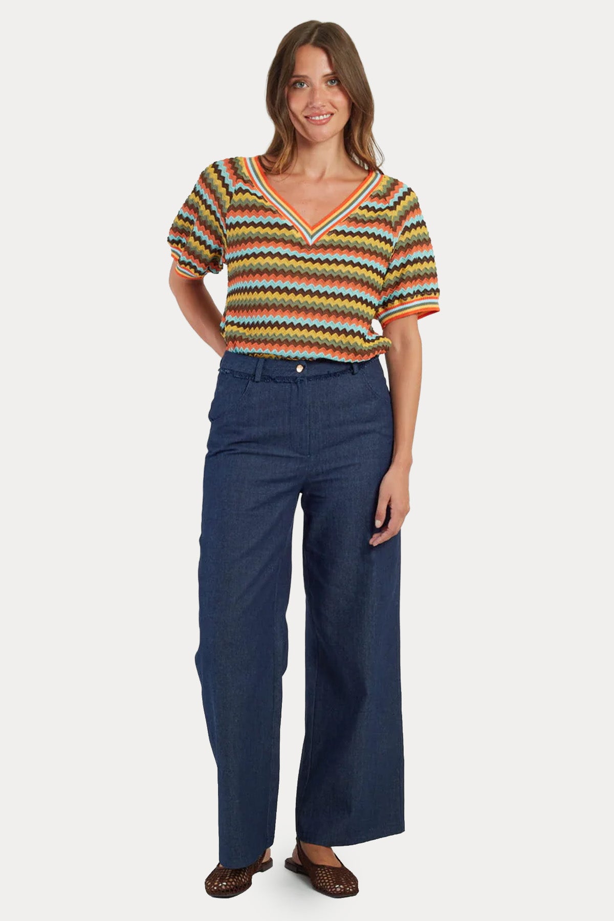 Rene Derhy Capucine Comfort Fit İnce Örgü Triko-Triko-Libas