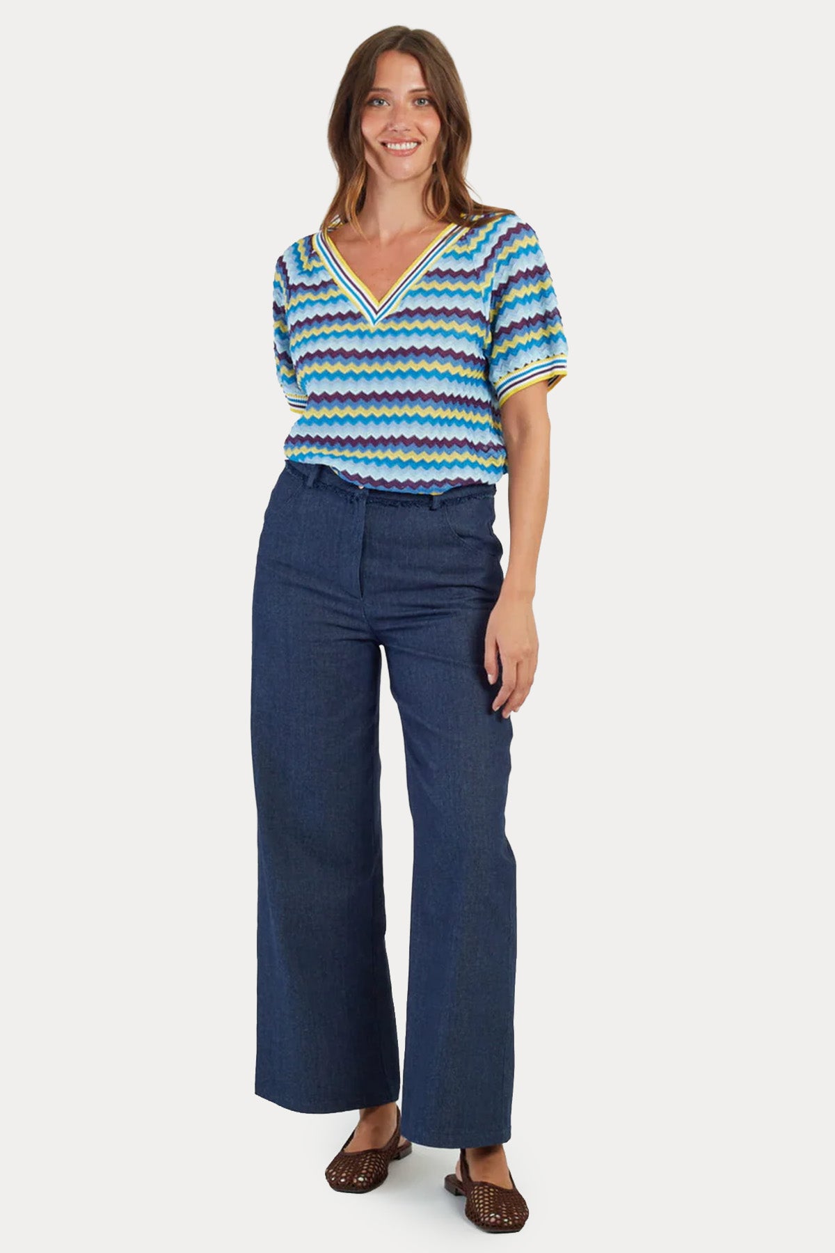 Rene Derhy Capucine Comfort Fit İnce Örgü Triko-Triko-Libas