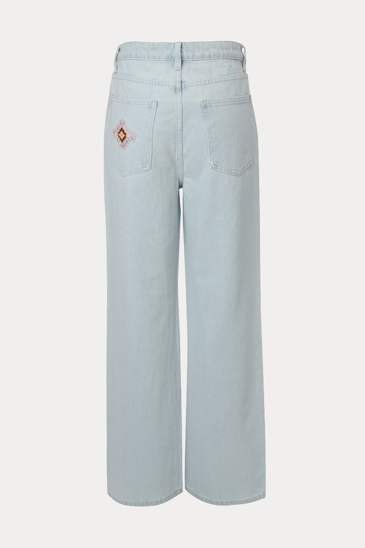 Berenice Straight Fit Yüksek Bel Yıkamalı Jeans