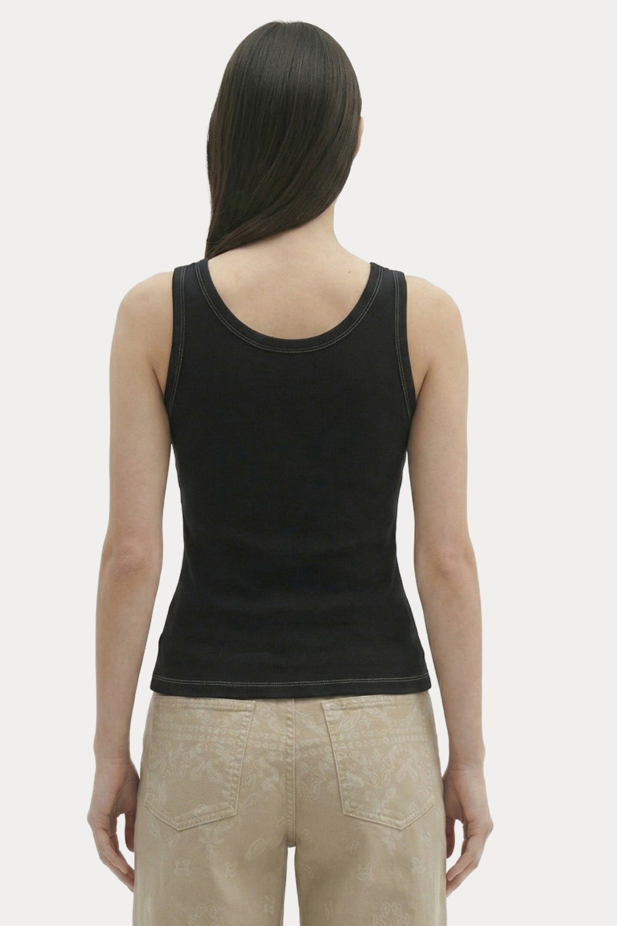 Berenice Slim Fit Bağcık Detaylı Streç T-shirt
