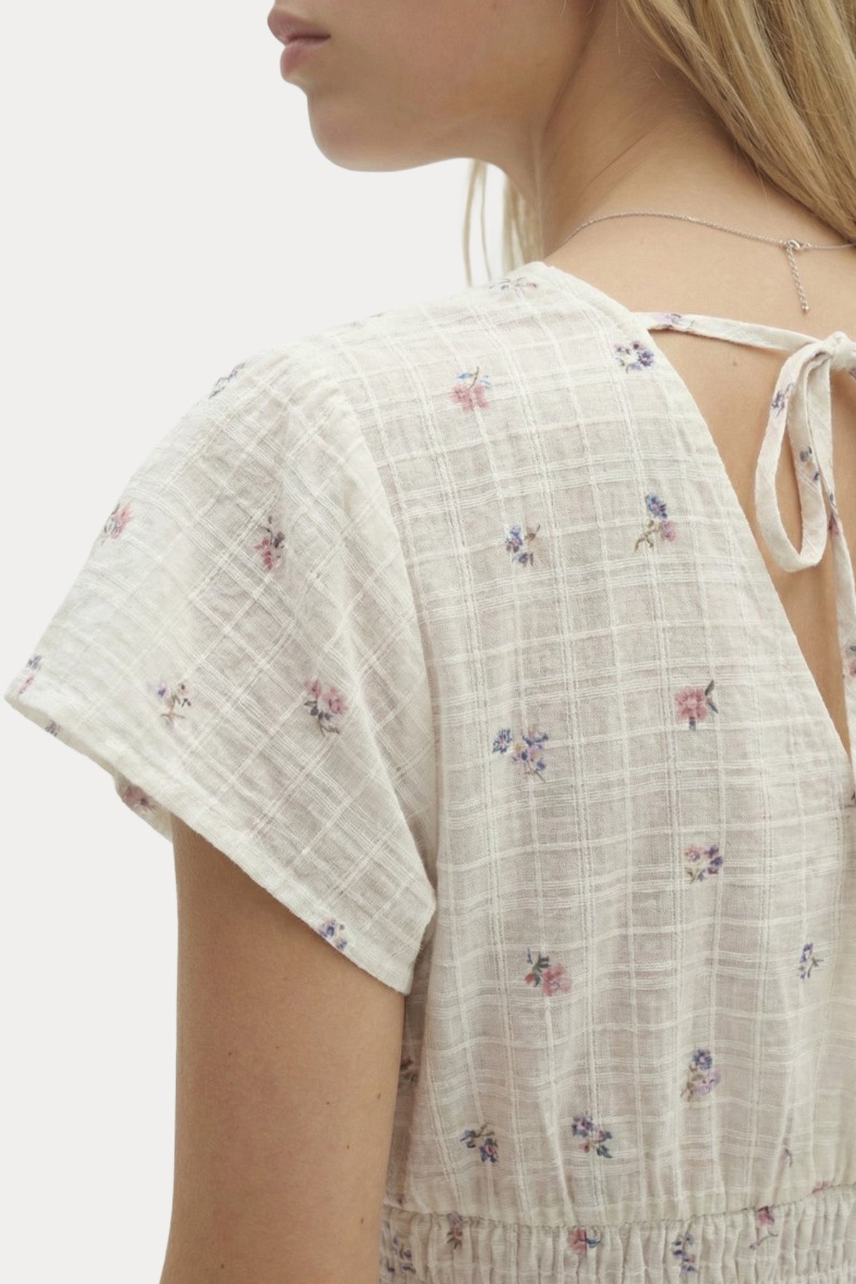 Berenice Regular Fit Jakar Çiçek Desenli Midi Elbise
