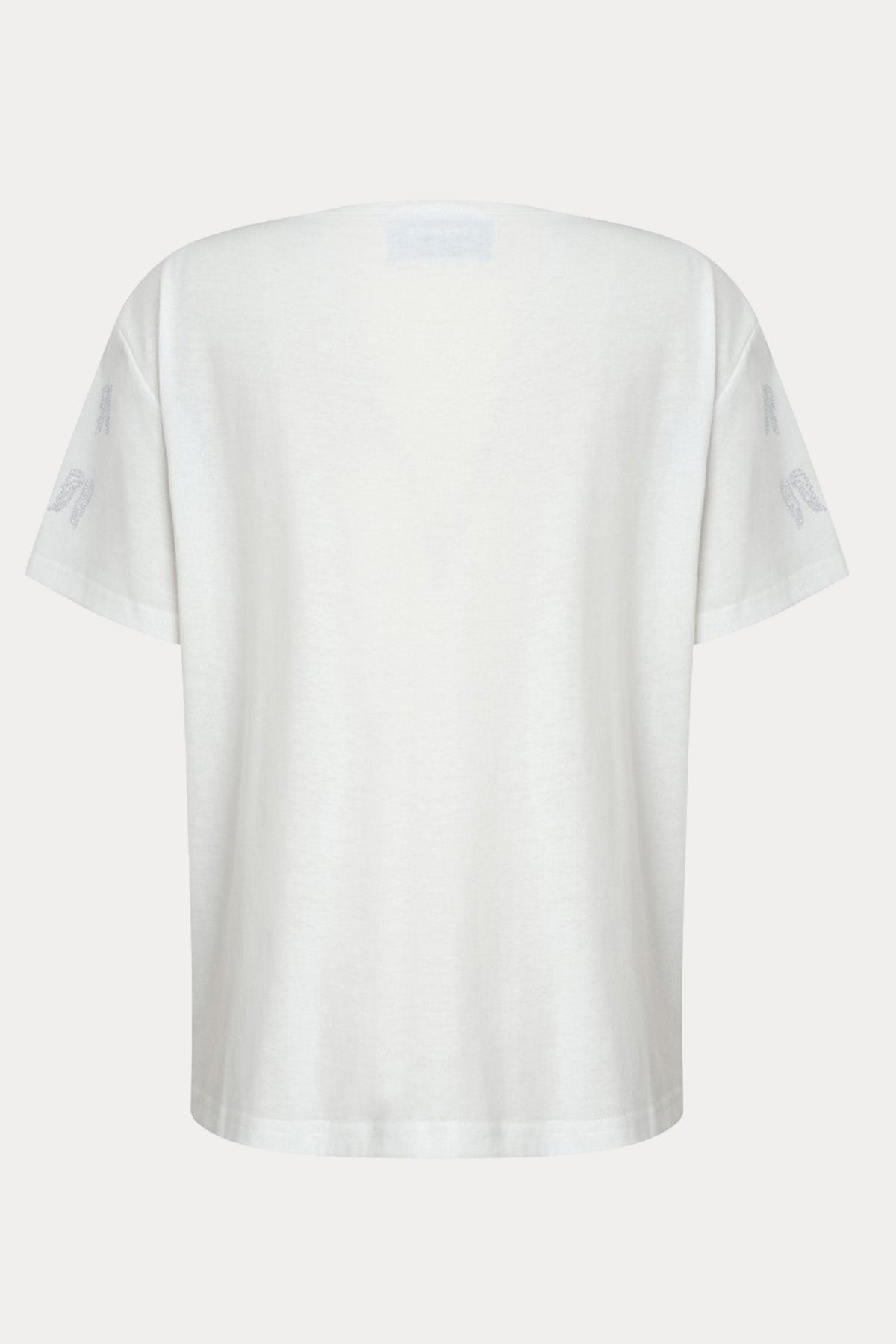 Berenice Regular Fit Kanat Desenli V Yaka T-shirt