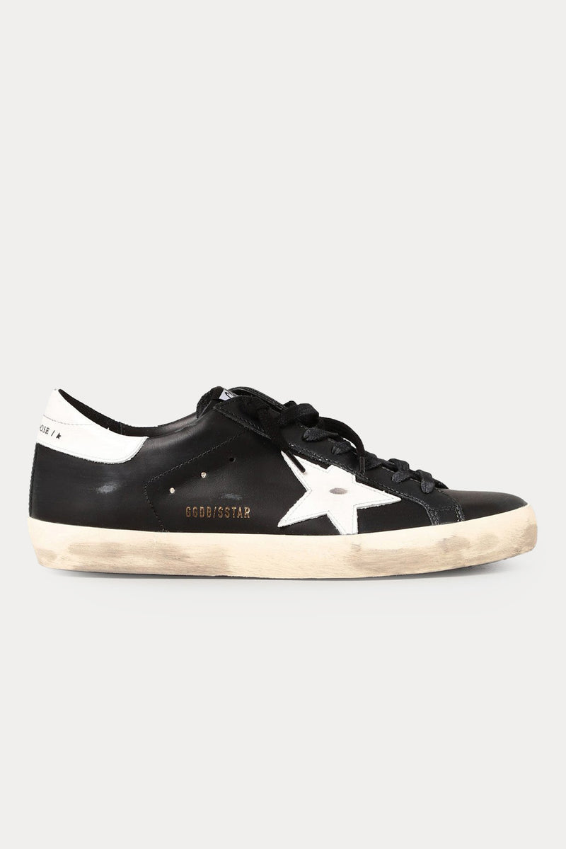 Golden Goose Super-Star Deri Sneaker Ayakkabı-Ayakkabı-Libas