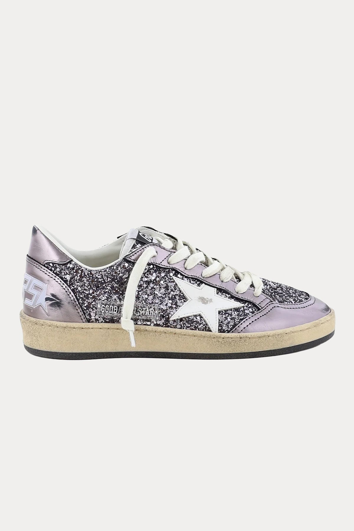 Golden Goose Ball-Star Payetli Deri Sneaker Ayakkabı