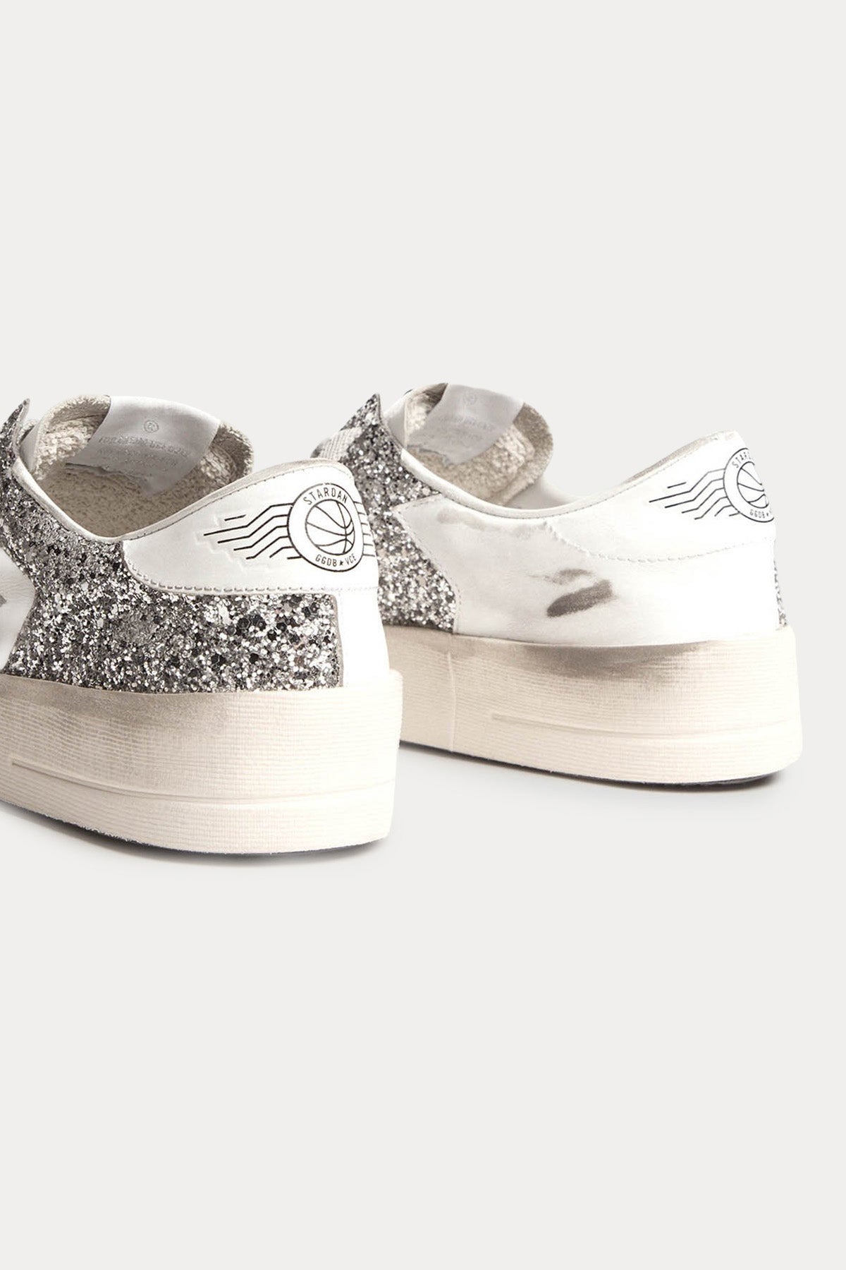 Golden Goose Stardan Payetli Deri Sneaker Ayakkabı