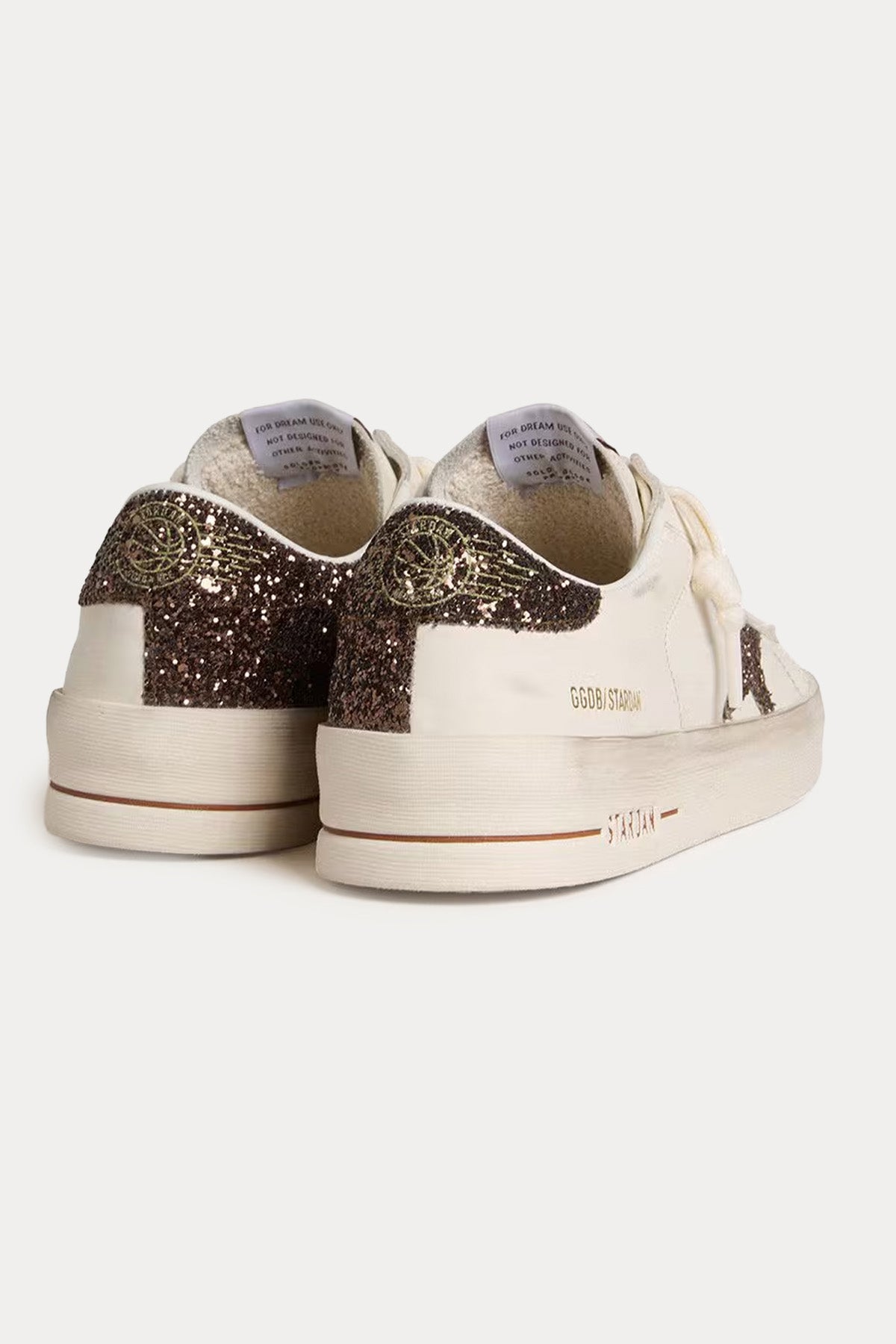 Golden Goose Stardan Payetli Deri Sneaker Ayakkabı
