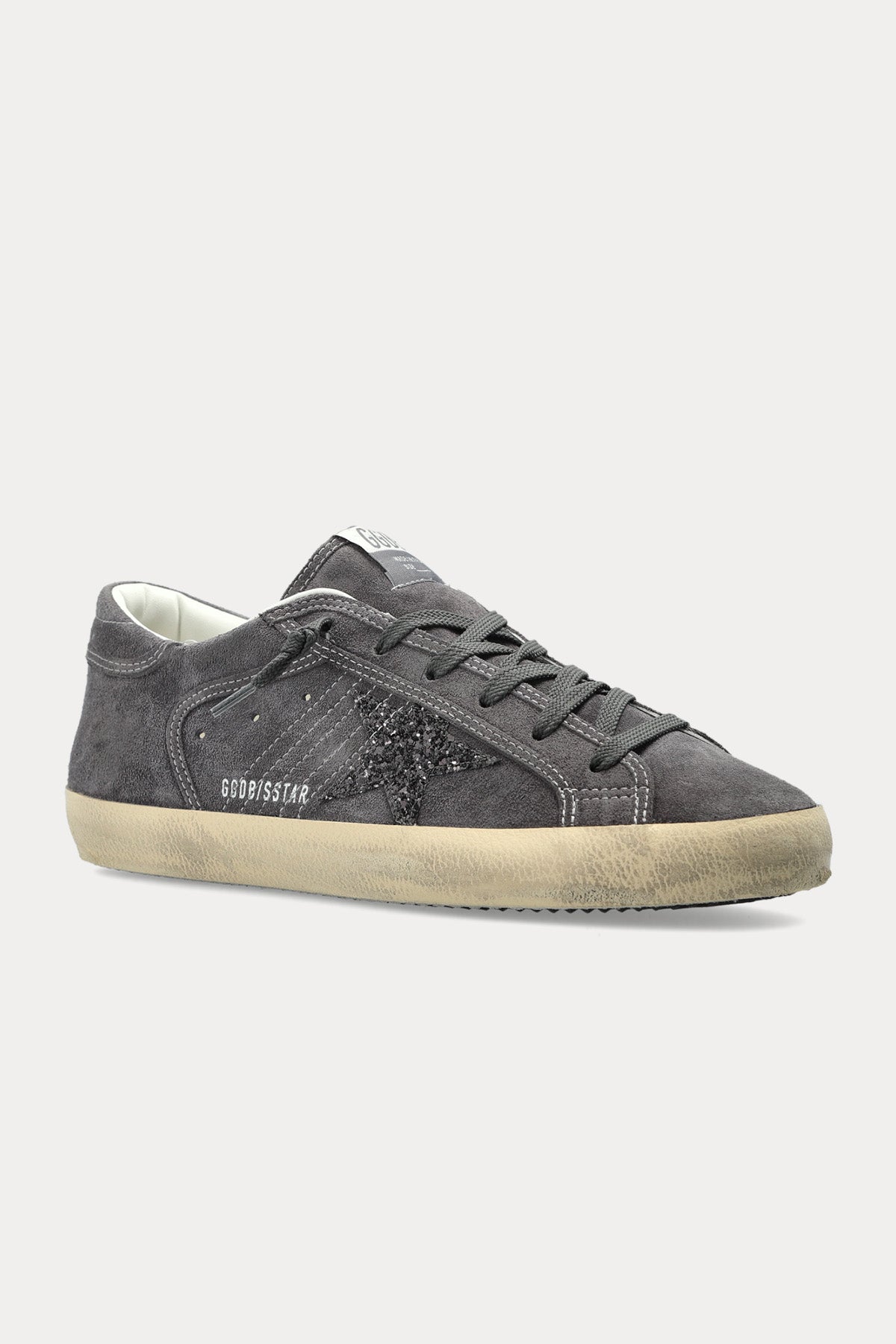 Golden Goose Super-Star Payetli Süet Sneaker Ayakkabı-Ayakkabı-Libas