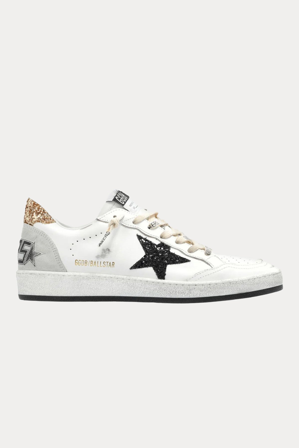 Golden Goose Ball-Star Payetli Deri Sneaker Ayakkabı-Ayakkabı-Libas
