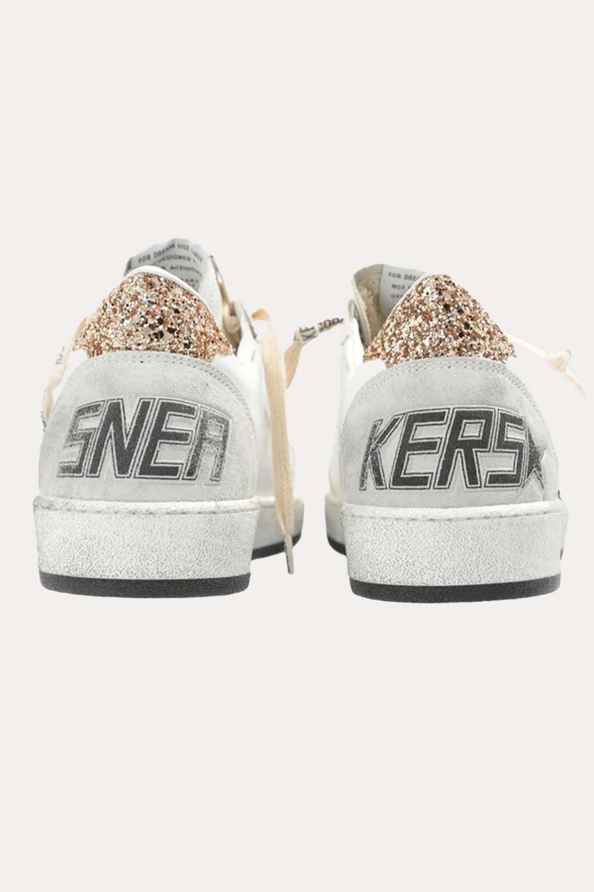 Golden Goose Ball-Star Payetli Deri Sneaker Ayakkabı-Ayakkabı-Libas