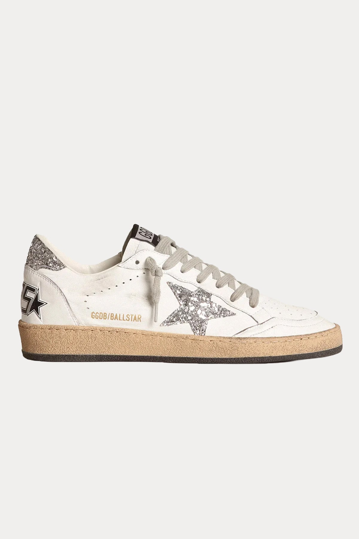 Golden Goose Ball-Star Payetli Deri Sneaker Ayakkabı-Ayakkabı-Libas