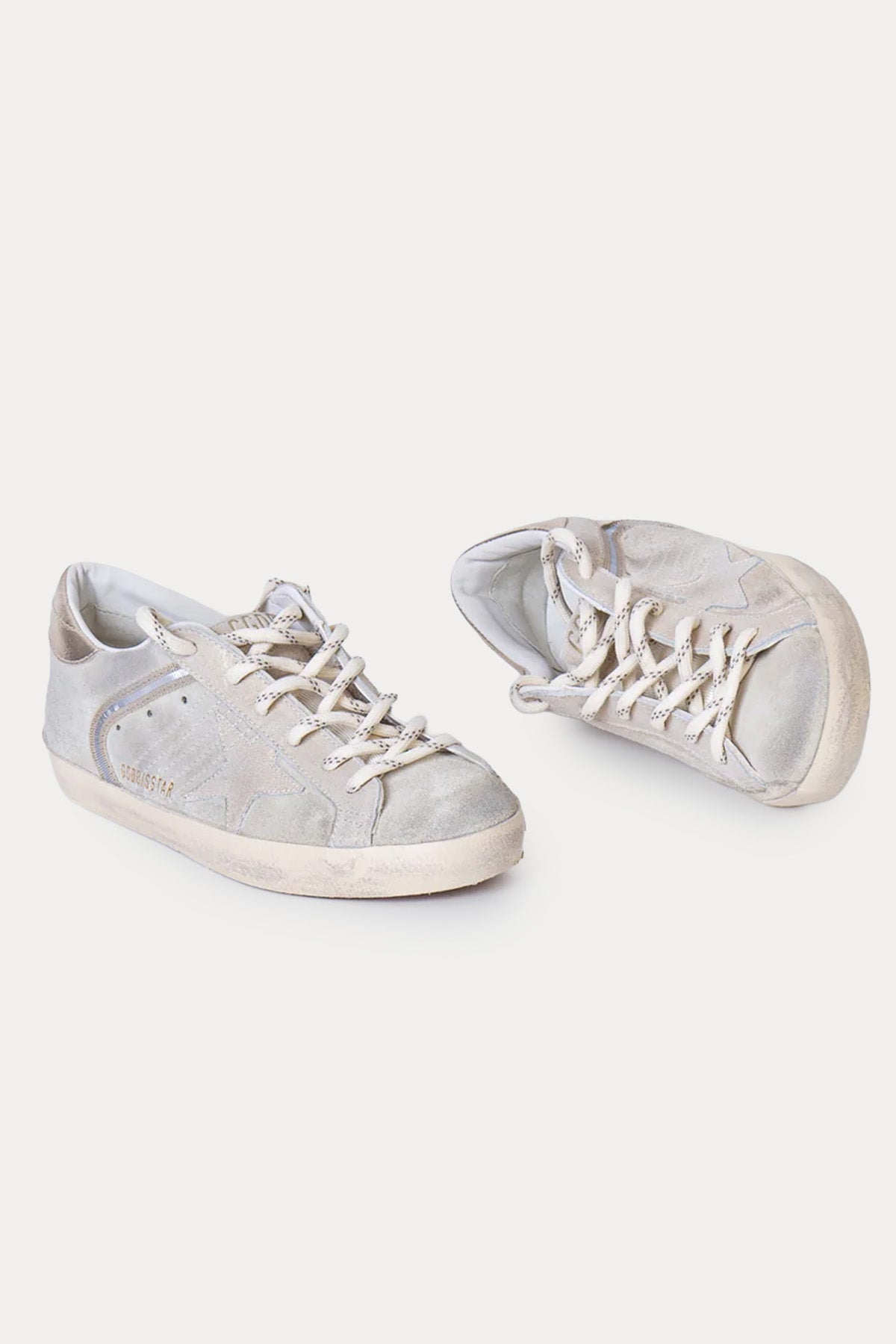Golden Goose Super-Star Süet Sneaker Ayakkabı-Ayakkabı-Libas