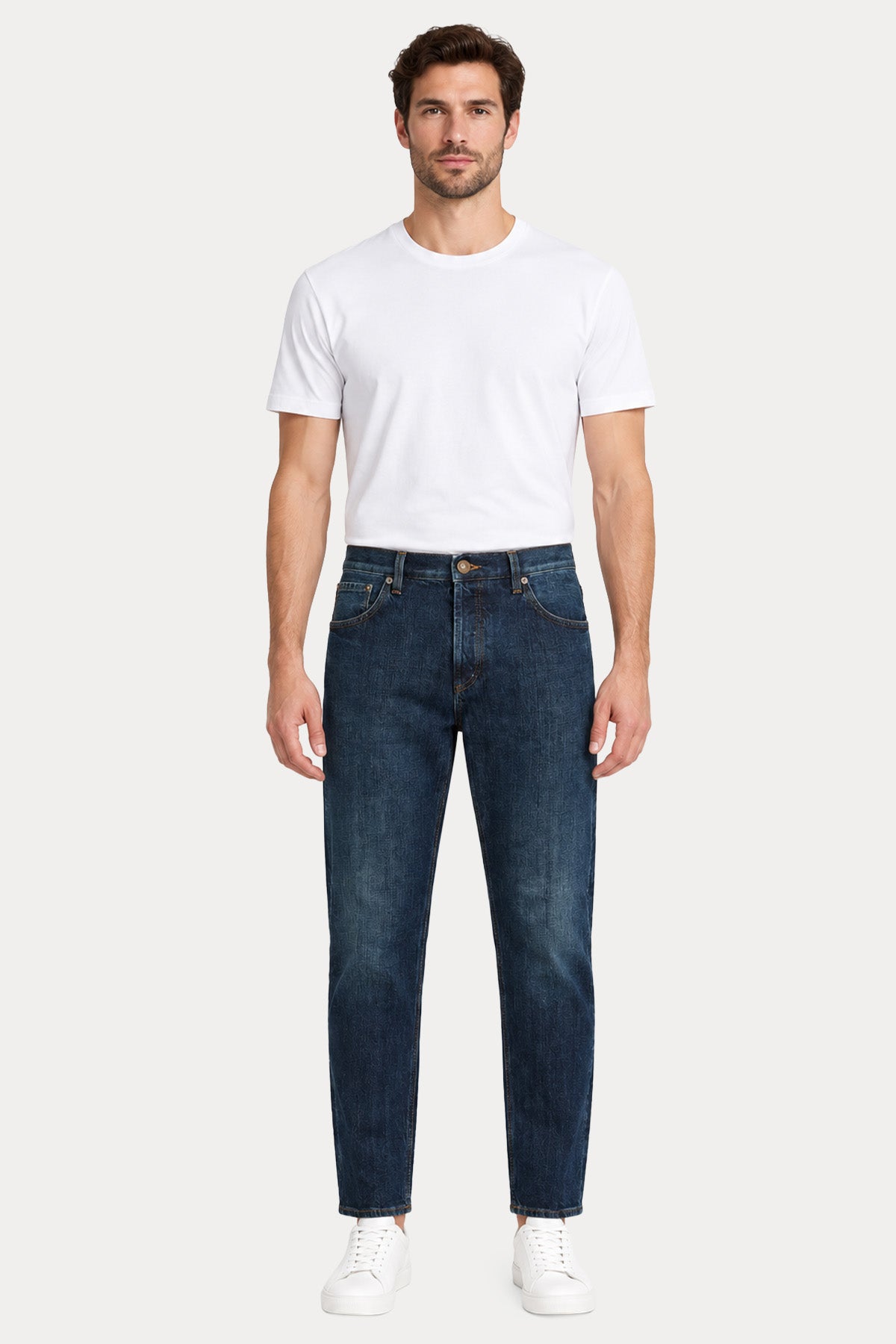 Dondup Brighton Carrot Fit Yıkamalı Jeans