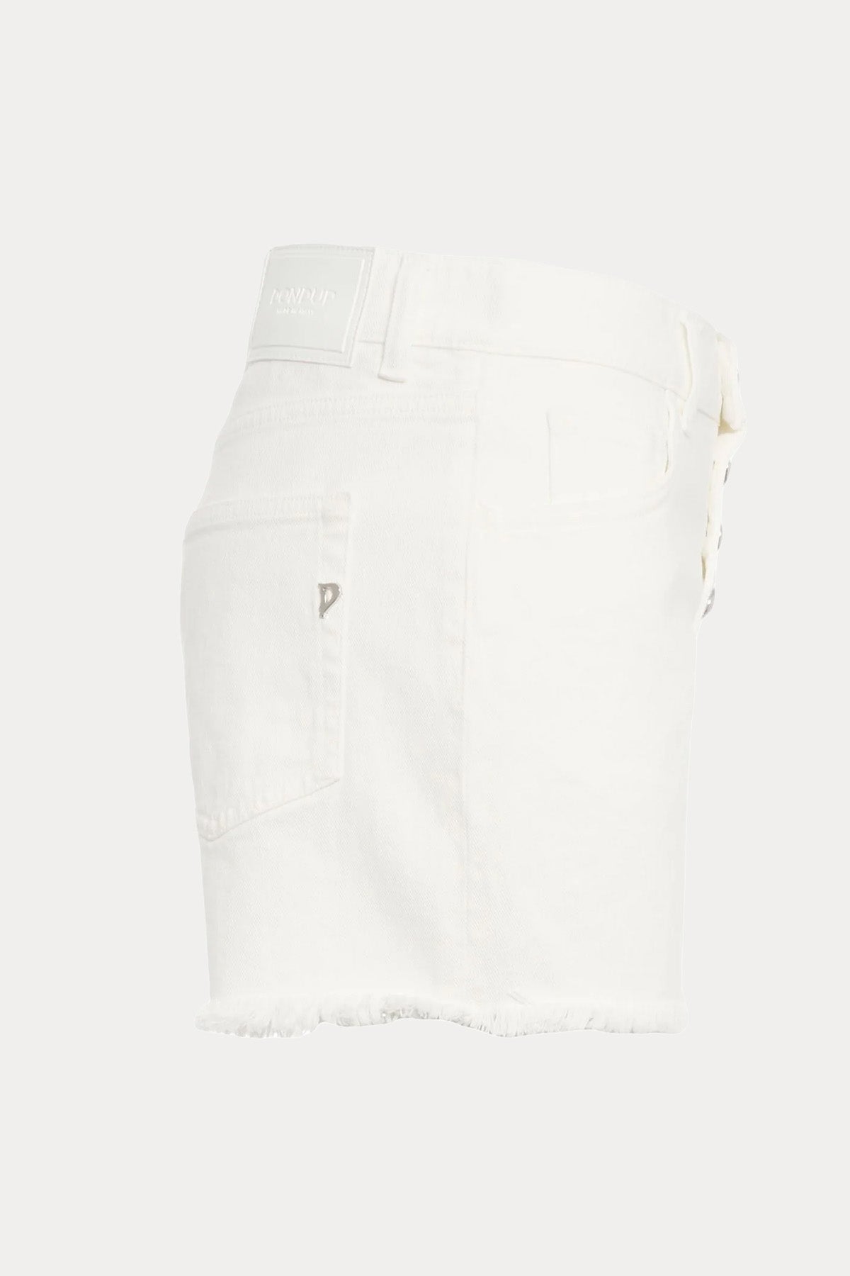 Dondup Stella Regular Fit Yüksek Bel Denim Şort