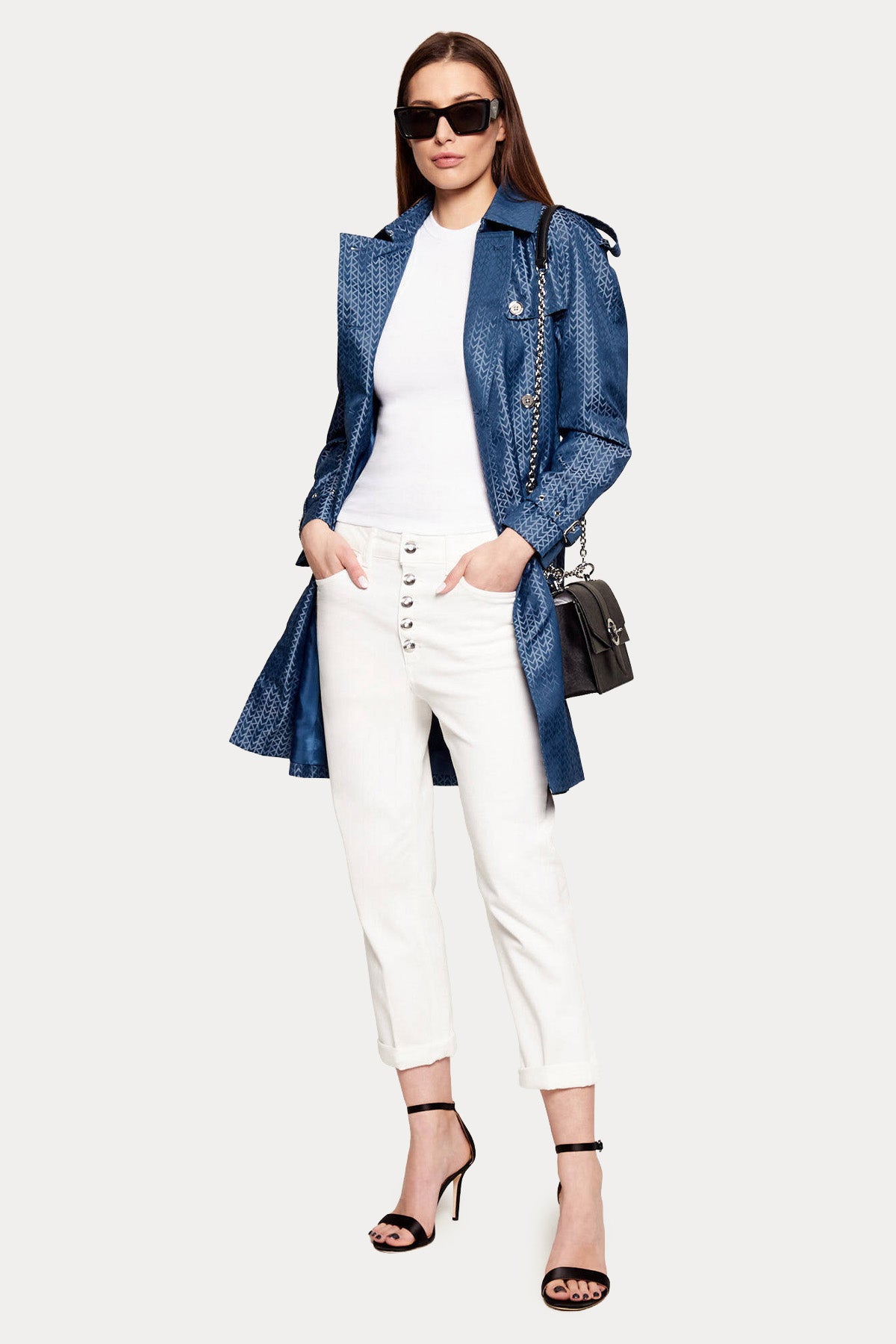 Dondup Slim Fit Yuvarlak Yaka Fitilli Streç T-shirt