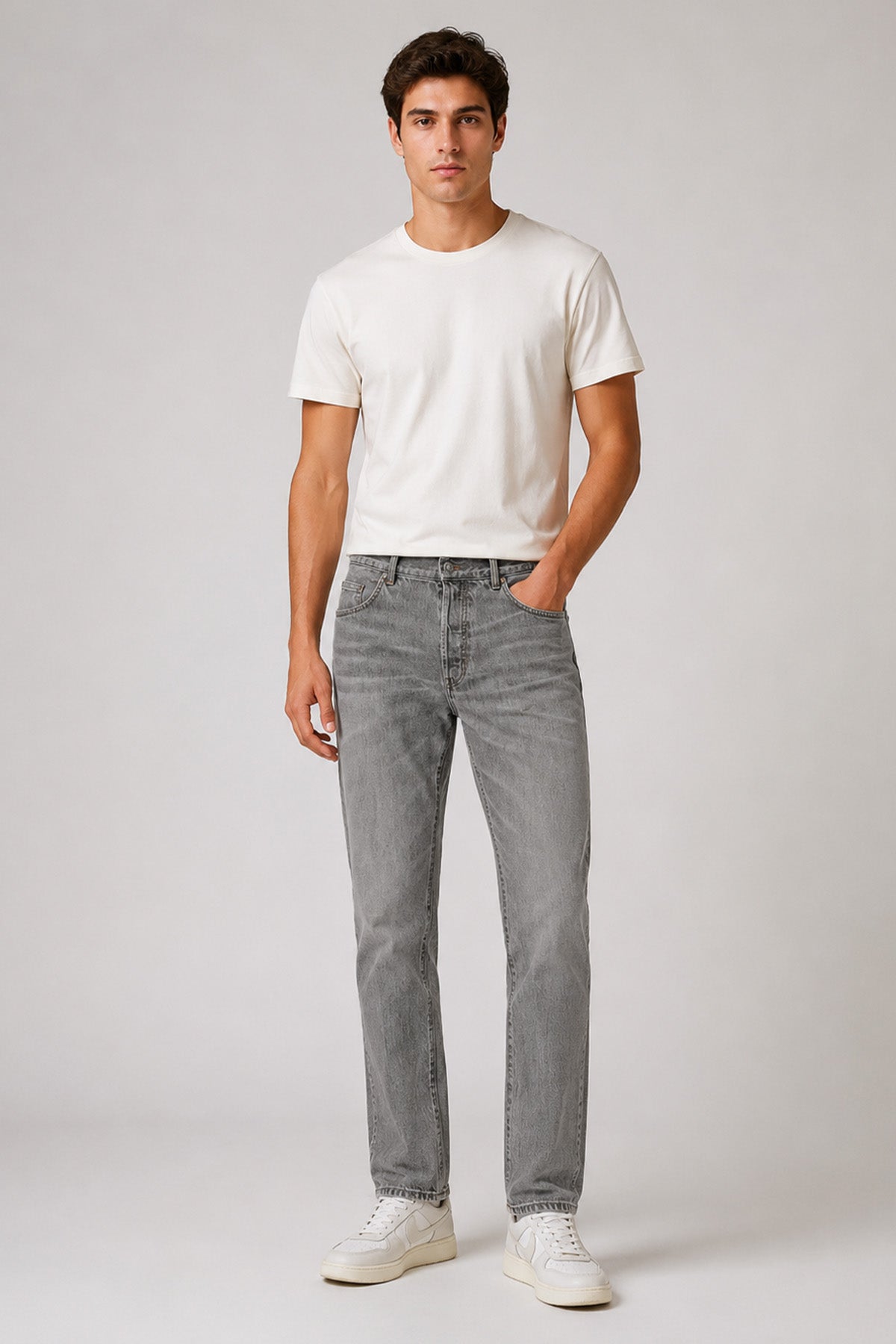 Dondup David Loose Fit Yıkamalı Jeans