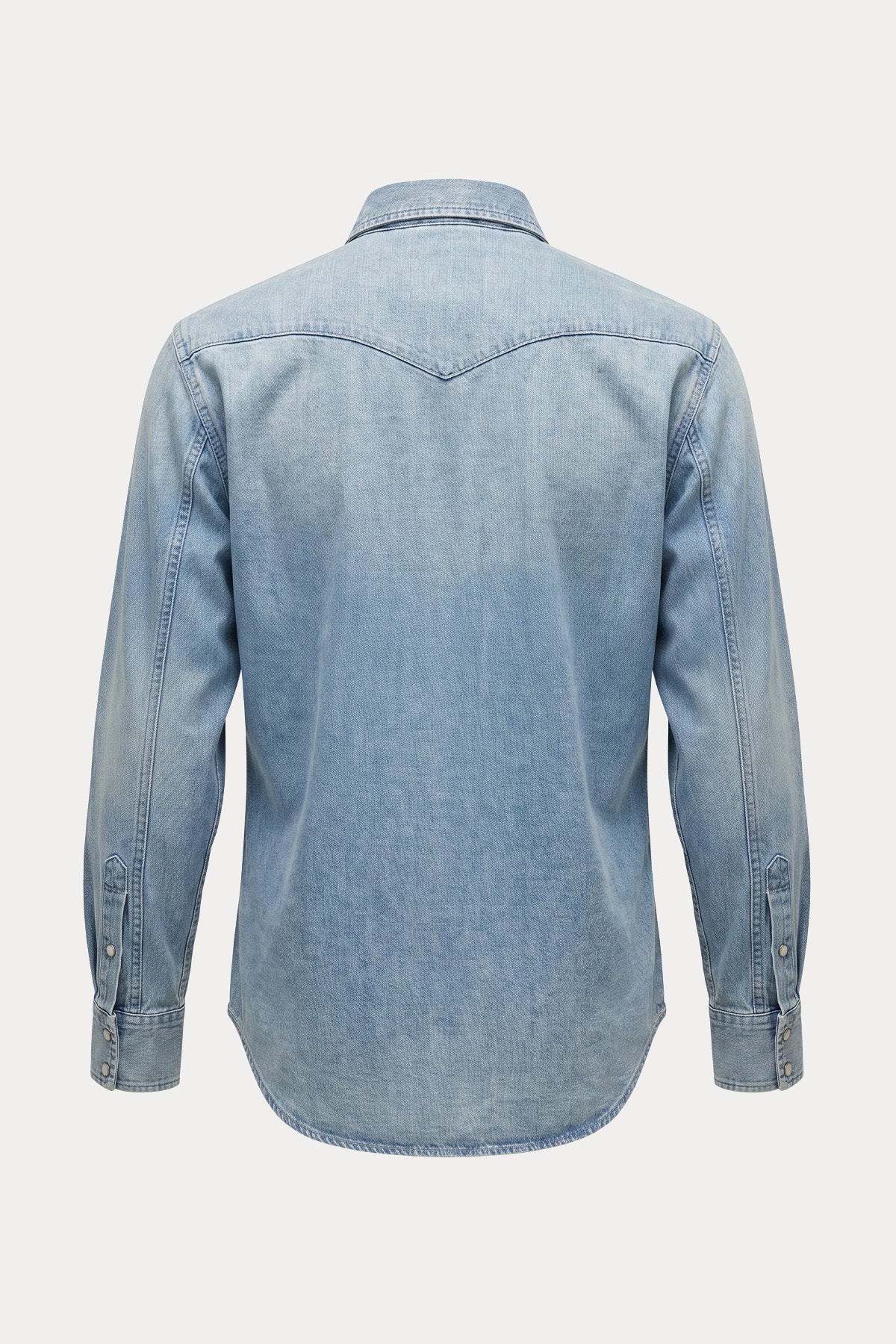 Dondup Regular Fit Yıkamalı Streç Denim Gömlek
