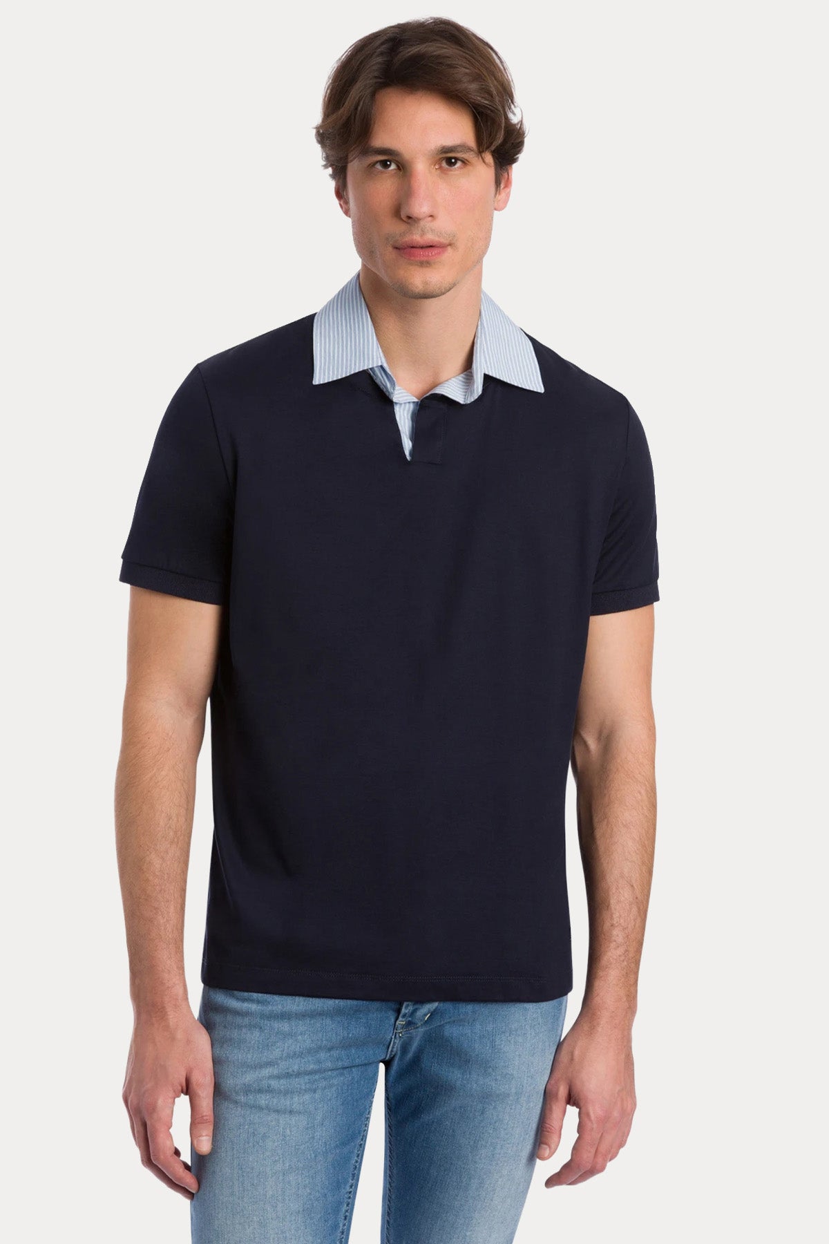 Dondup Regular Fit Polo Yaka T-shirt-T-shirt-Libas