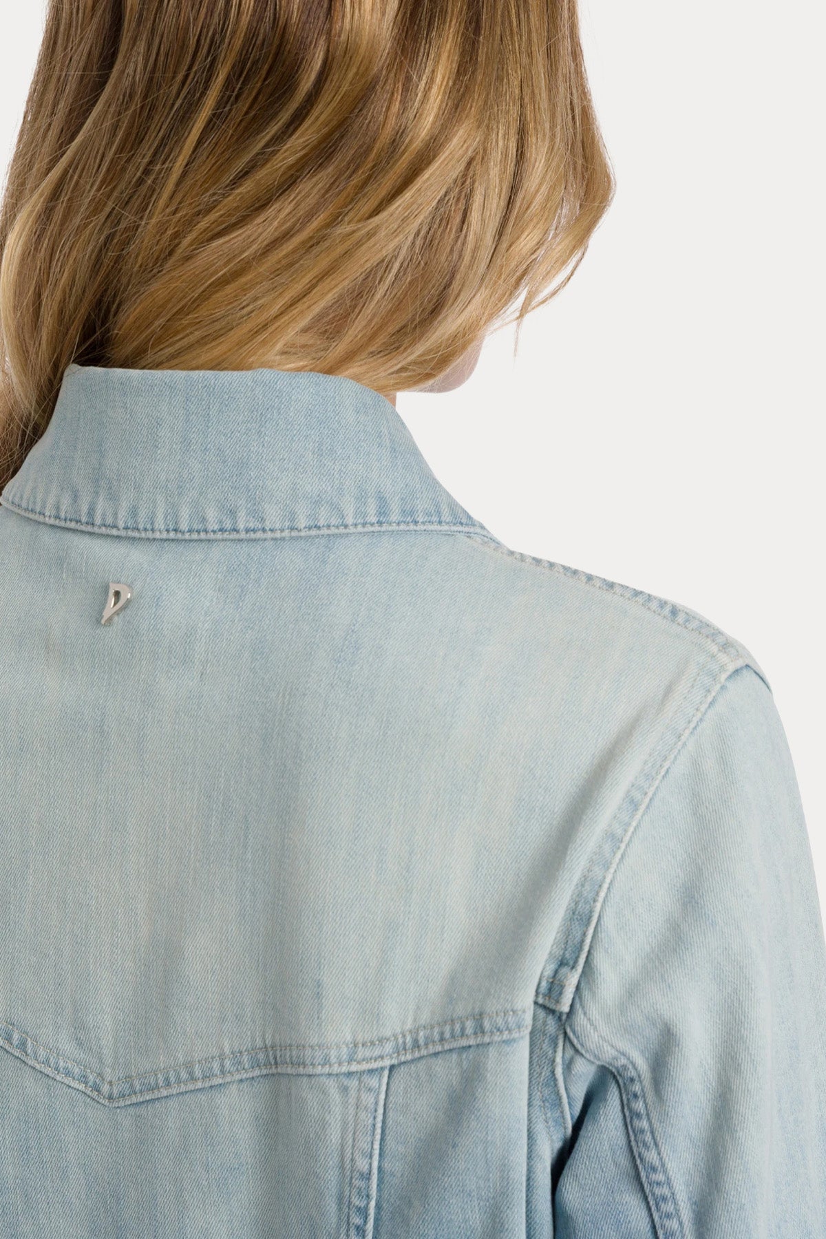 Dondup Regular Fit Streç Crop Denim Ceket-Ceket-Libas