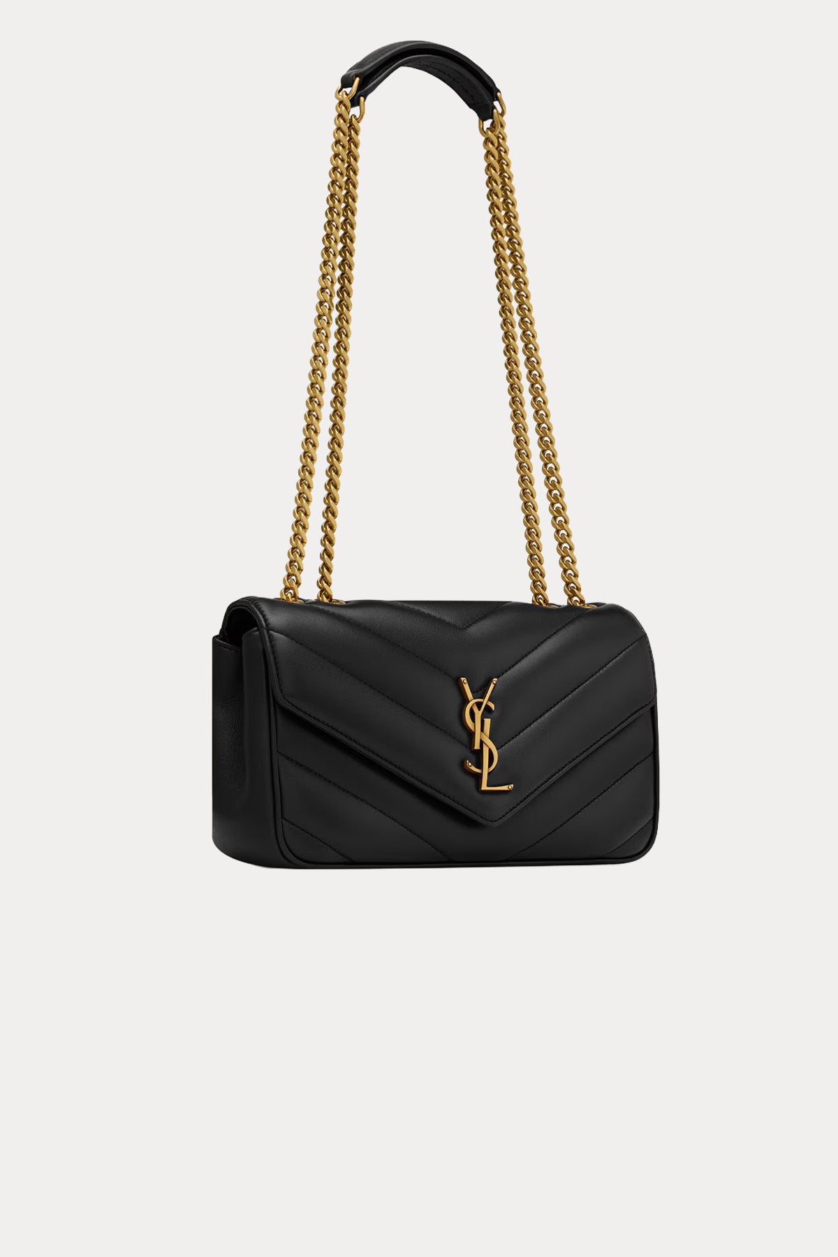 Saint Laurent Logolu Small Deri Omuz Çantası