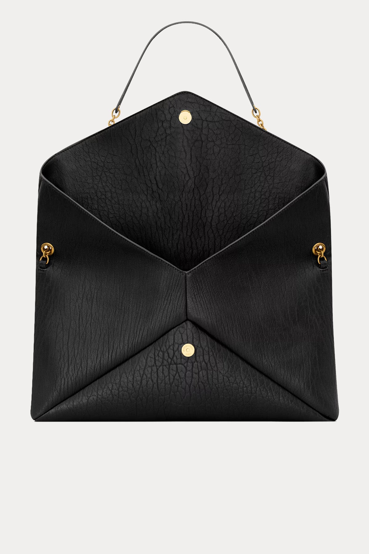 Saint Laurent Logolu Large Deri Omuz Çantası-Çanta-Libas