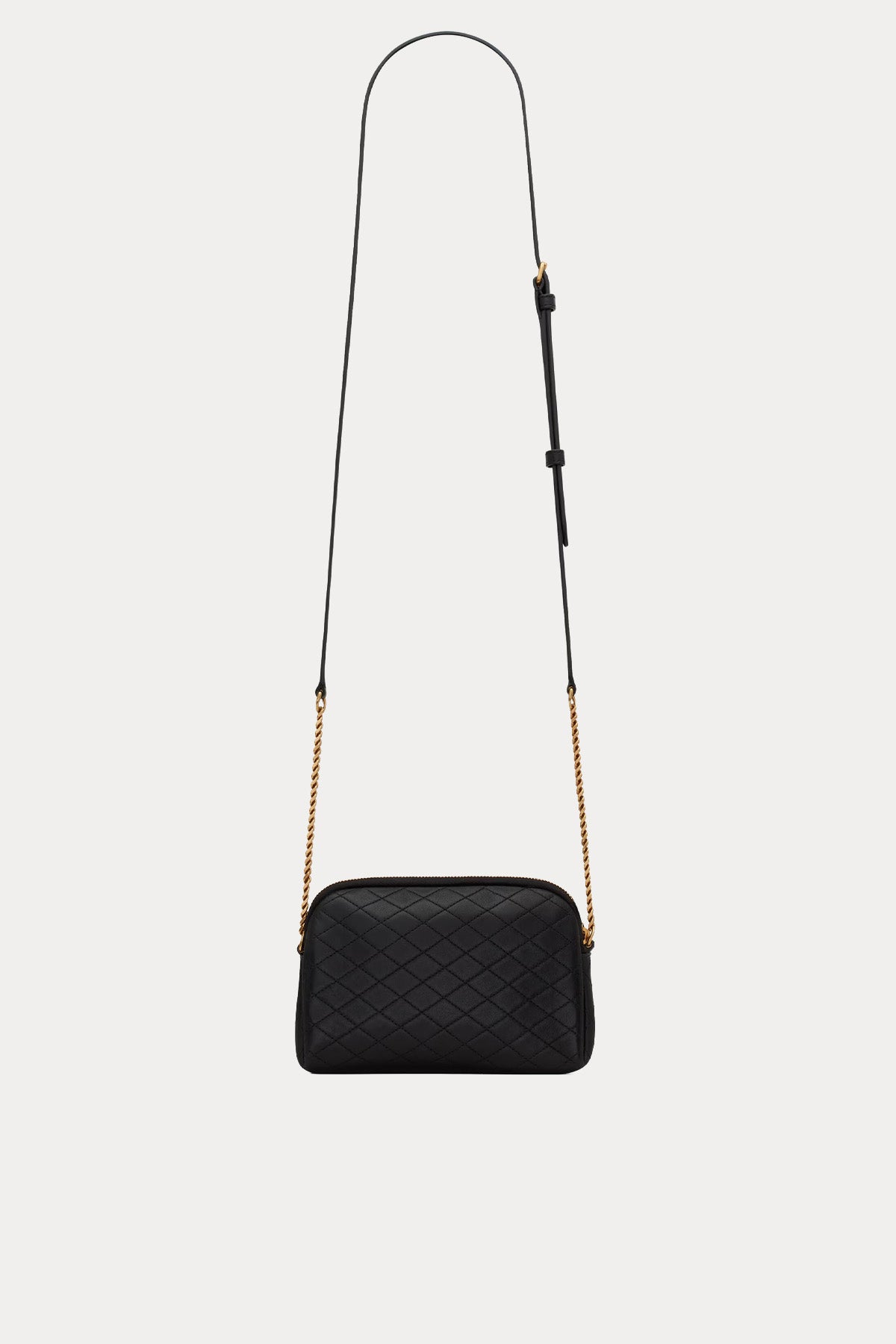 Saint Laurent Logolu Mini Deri Omuz Çantası-Çanta-Libas