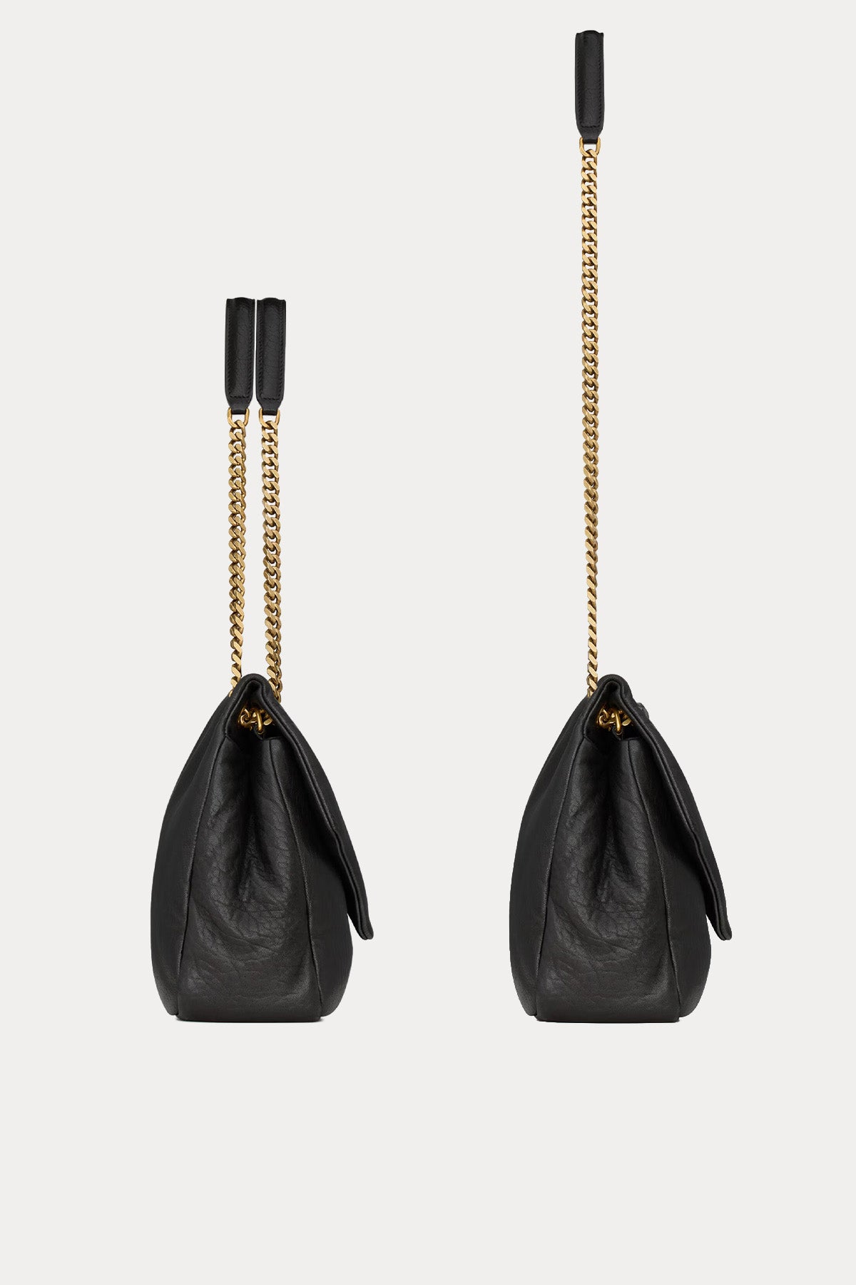 Saint Laurent Logolu Large Deri Omuz Çantası-Çanta-Libas