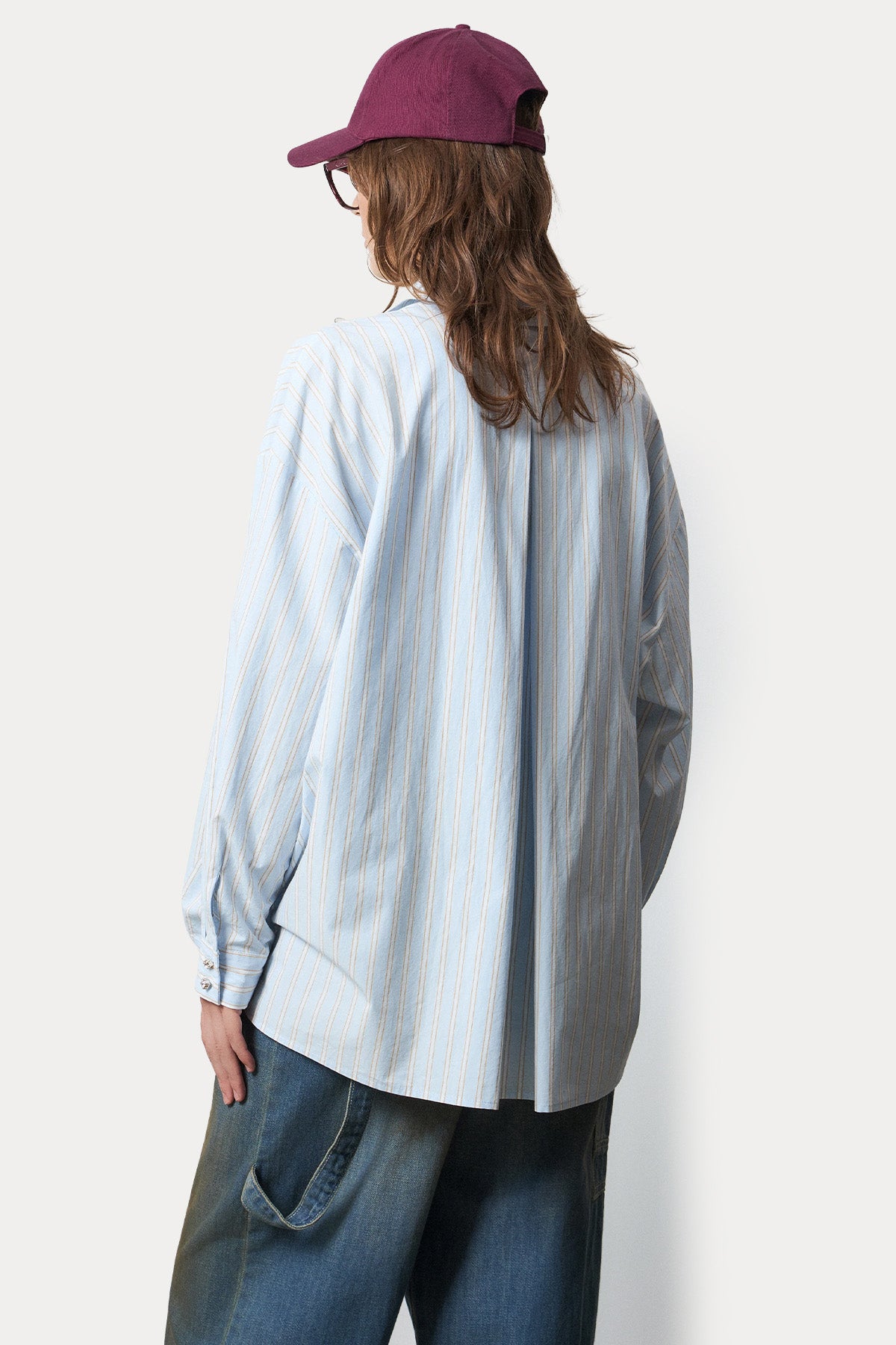 Bsb Relaxed Fit Çizgili Gömlek