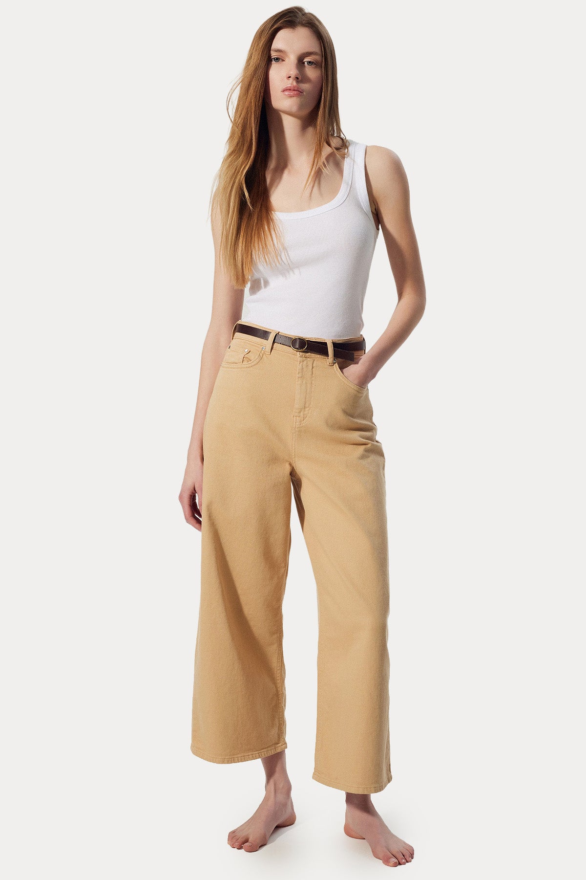Bsb Kea Relaxed Fit Crop Pantolon