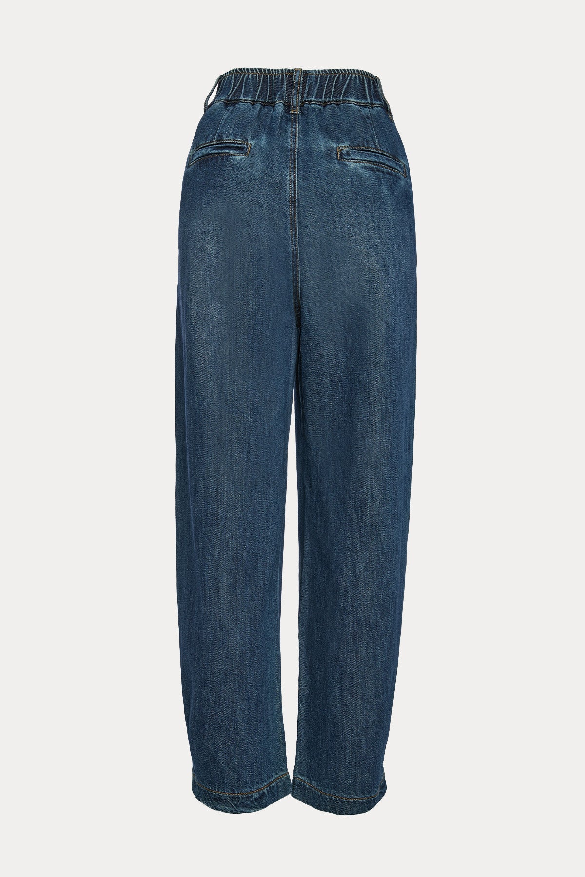 Bsb Relaxed Fit Beli Lastikli Jeans