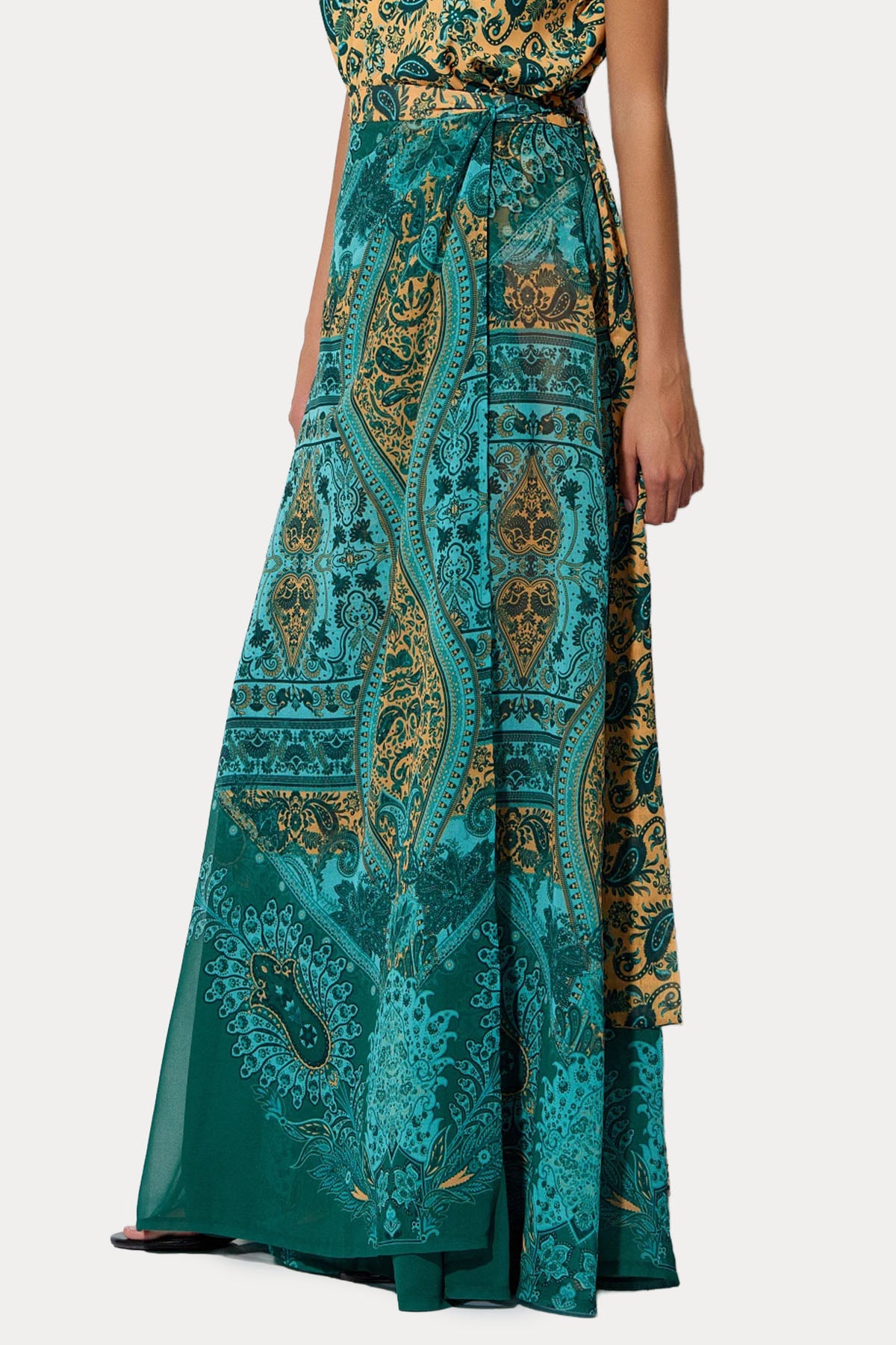Bsb Regular Fit Kruvaze Maxi Etek