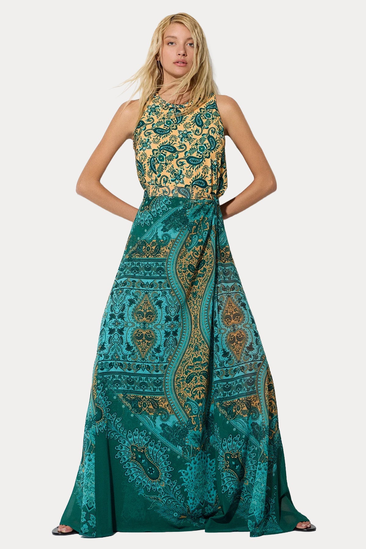 Bsb Regular Fit Kruvaze Maxi Etek