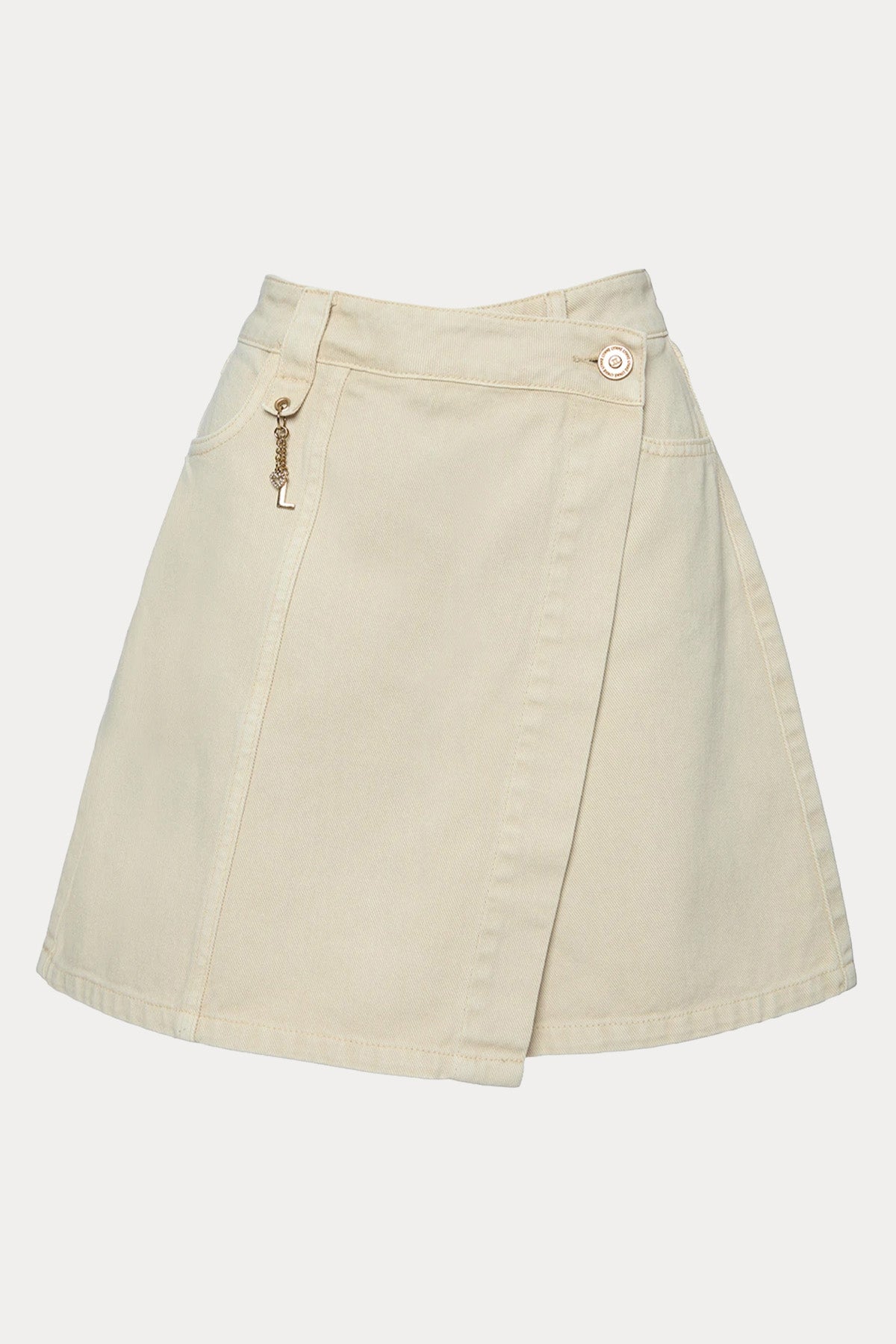 Lynne Asimetrik Mini Şort Etek