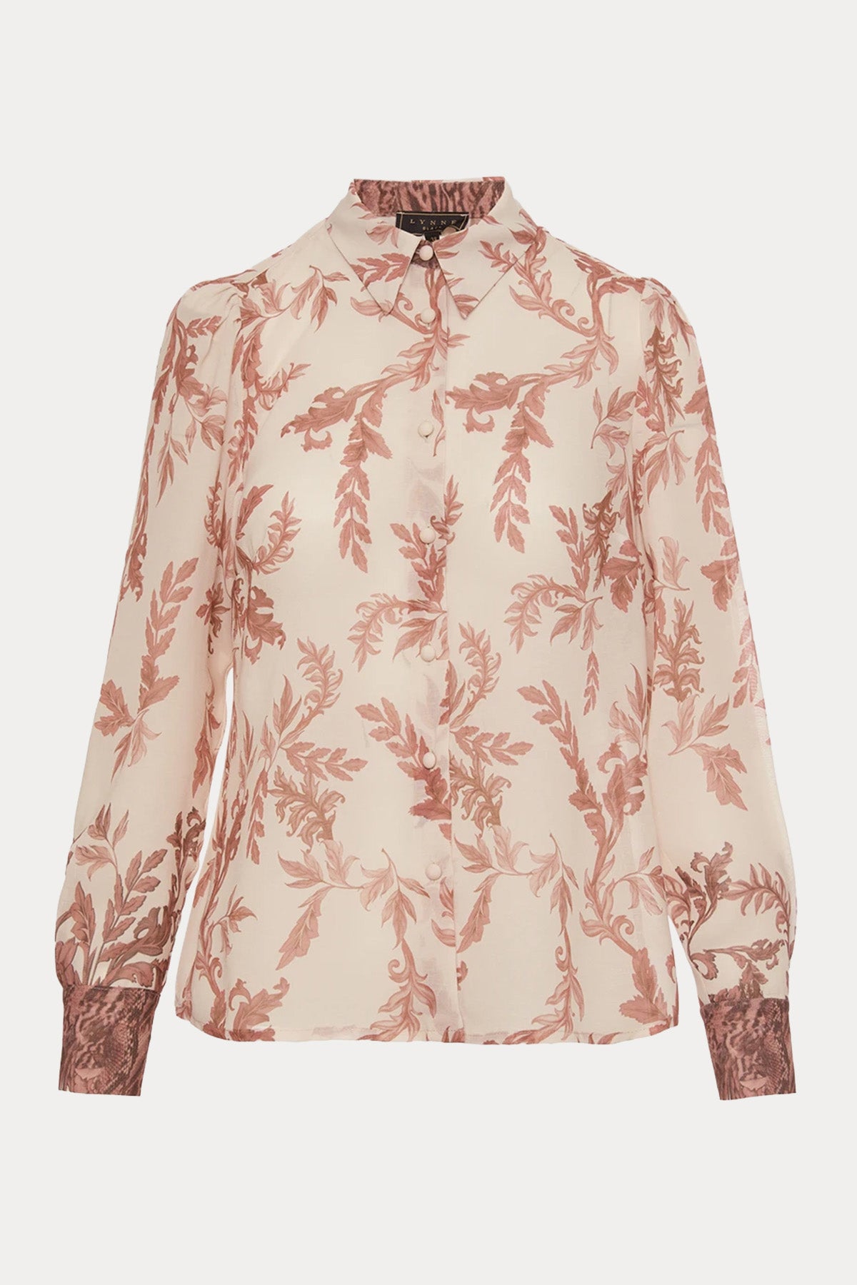 Lynne Classic Fit Vatkalı Saten Gömlek