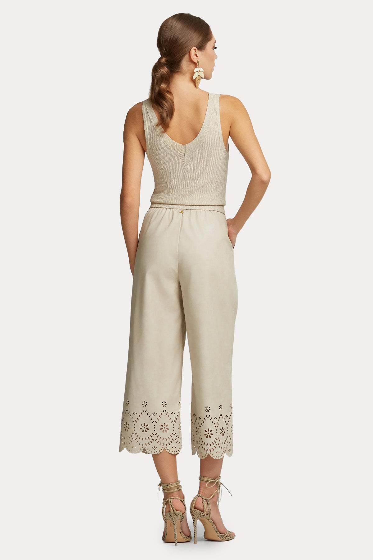 Lynne Regular Fit V Yaka İnce Örgü Bluz