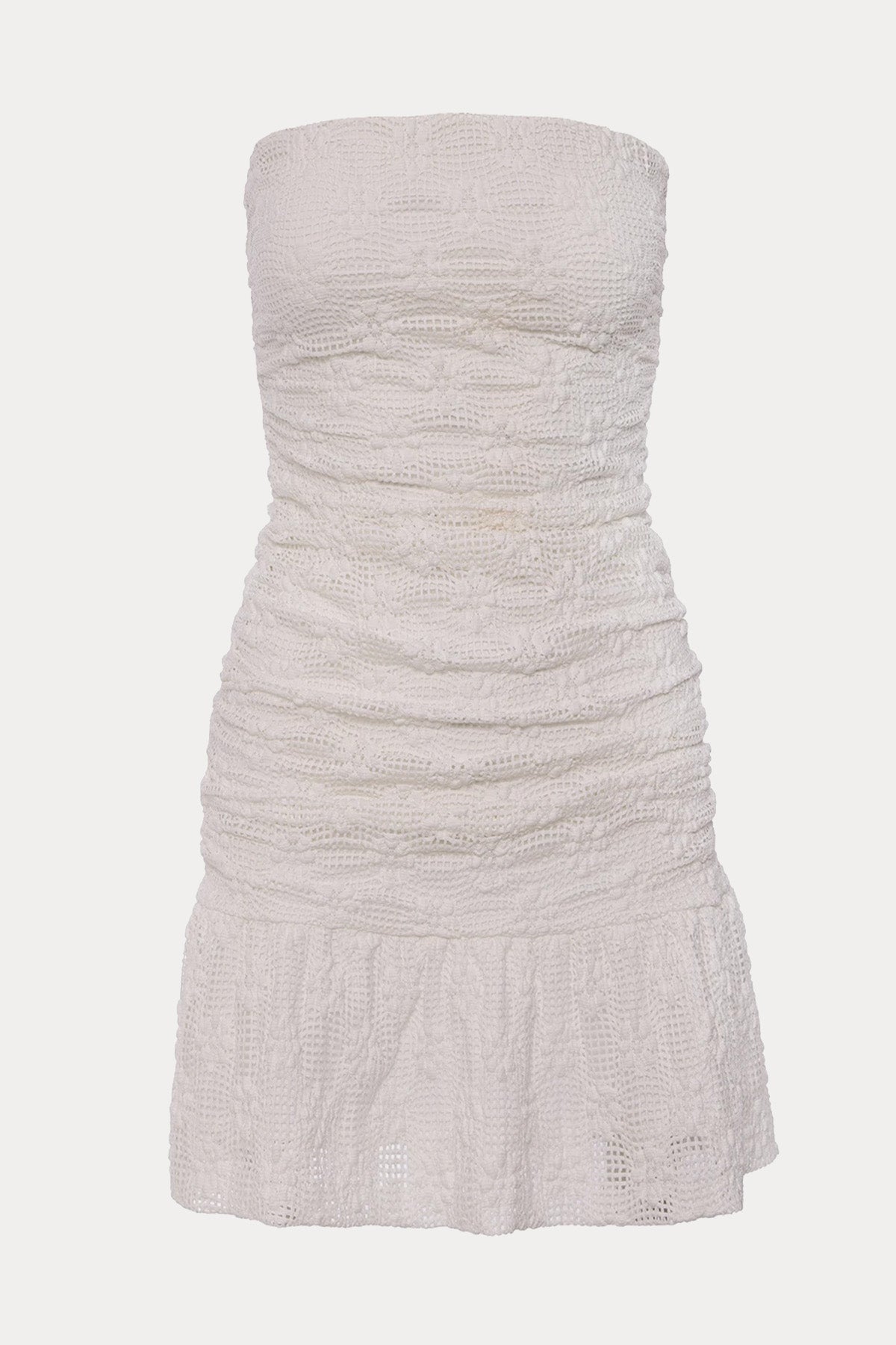 Lynne Slim Fit Straplez Mini Elbise